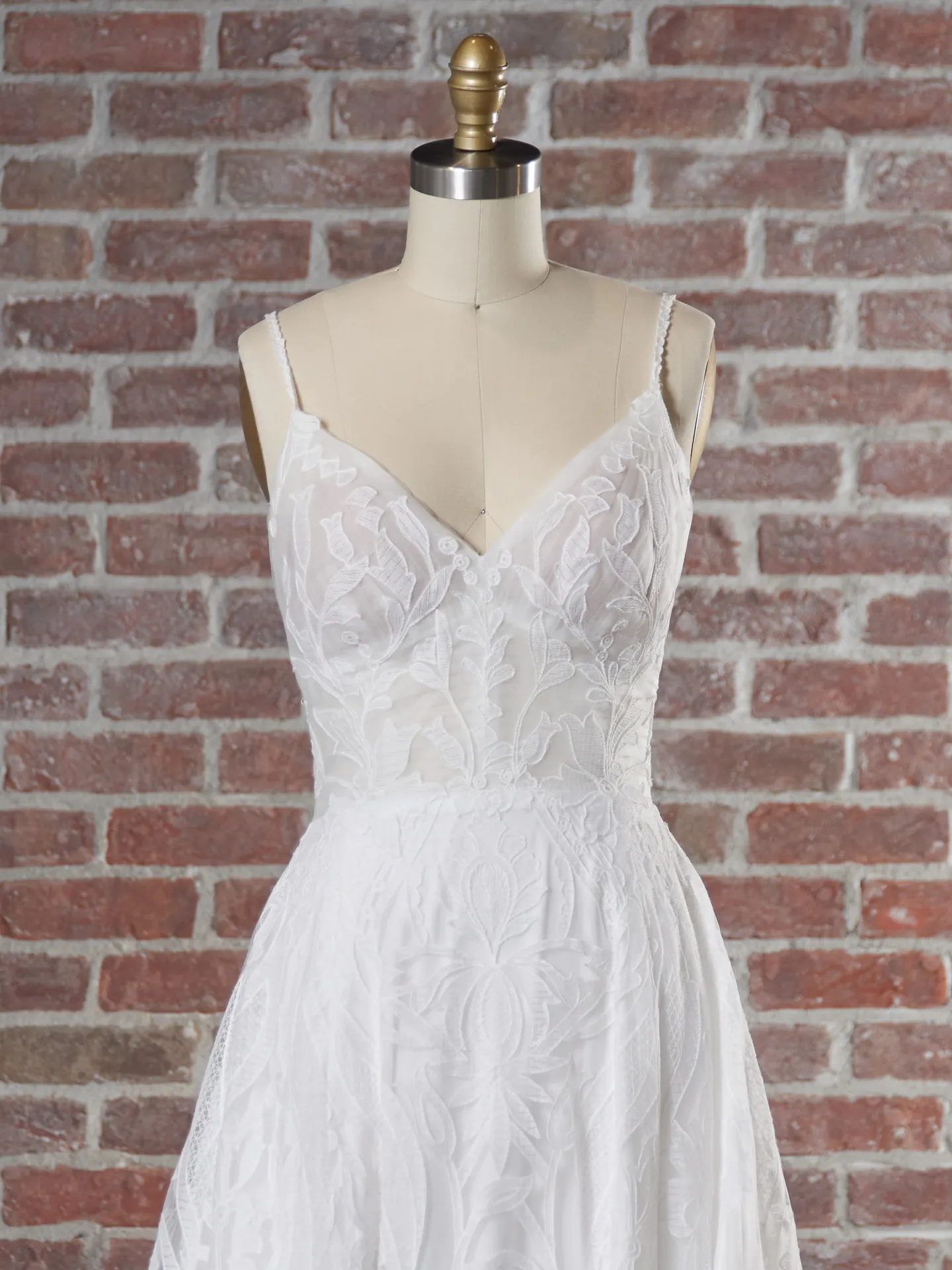 Maggie Sottero Hanaleigh 22MC937A01 A Line Wedding Dress Color1