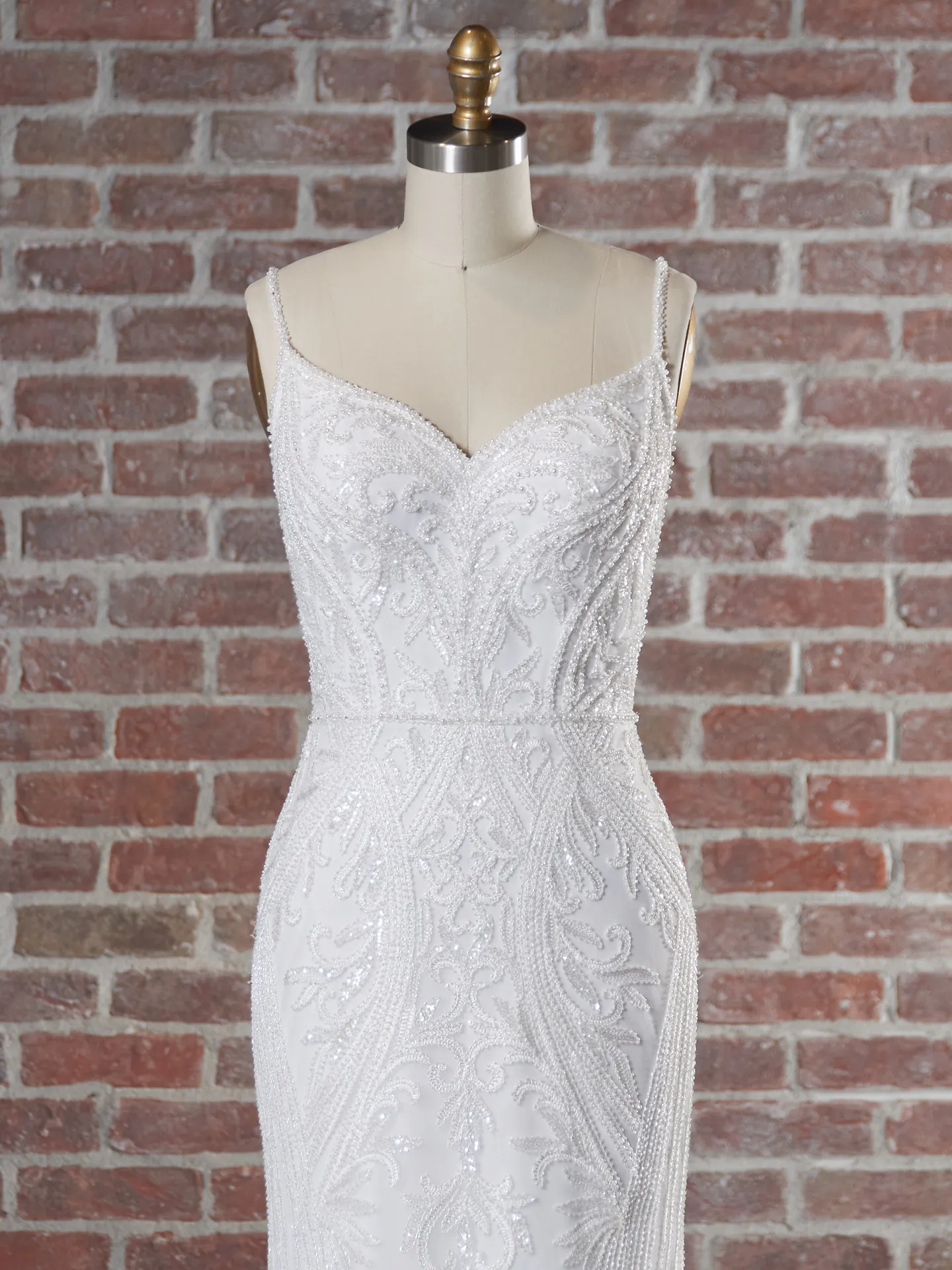 Maggie Sottero Ambreal 22MK934A01 Sheath Wedding Dress Color1