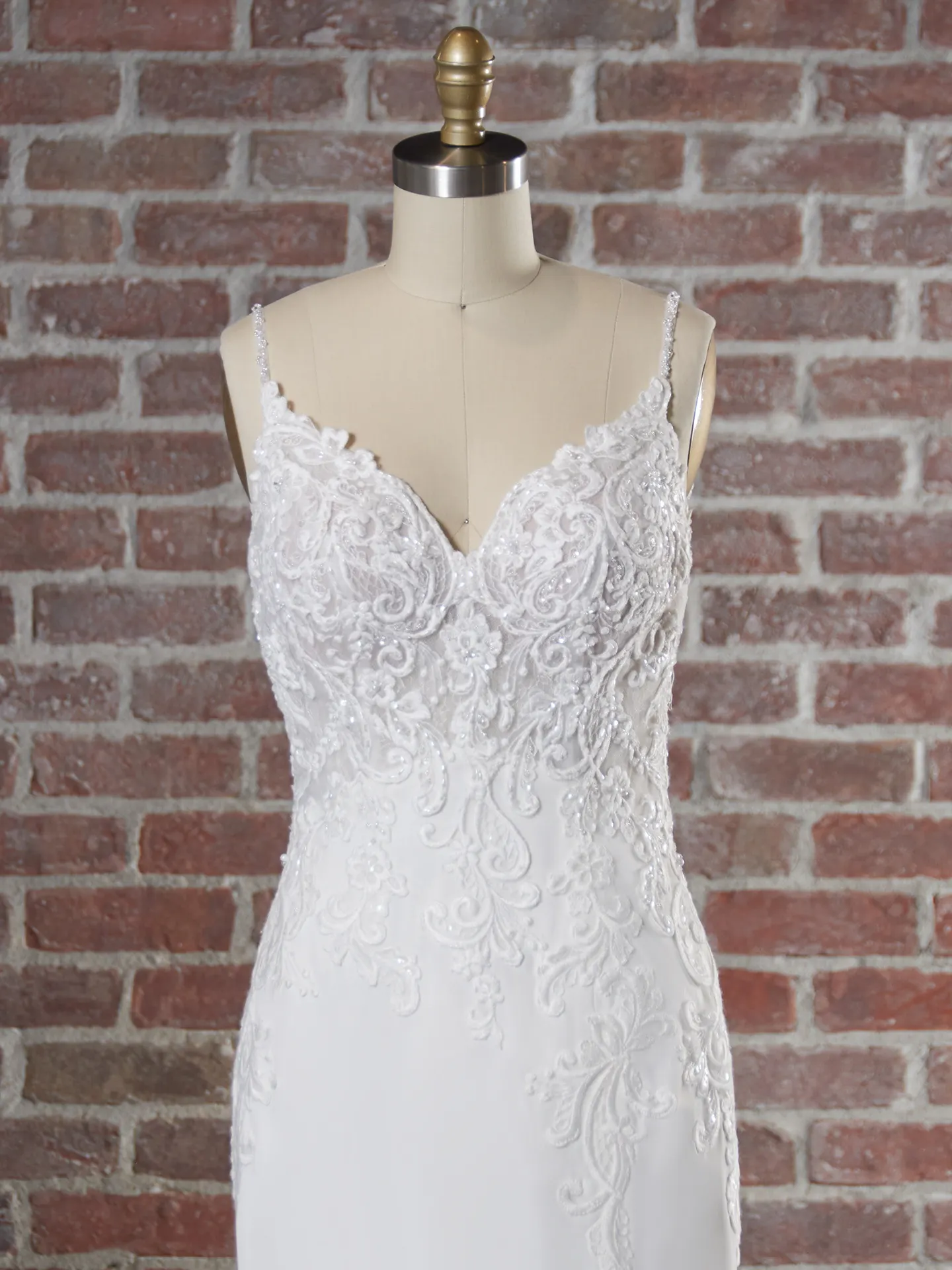 Maggie Sottero Fayette 22MS933A01 Sheath Wedding Dress Color1