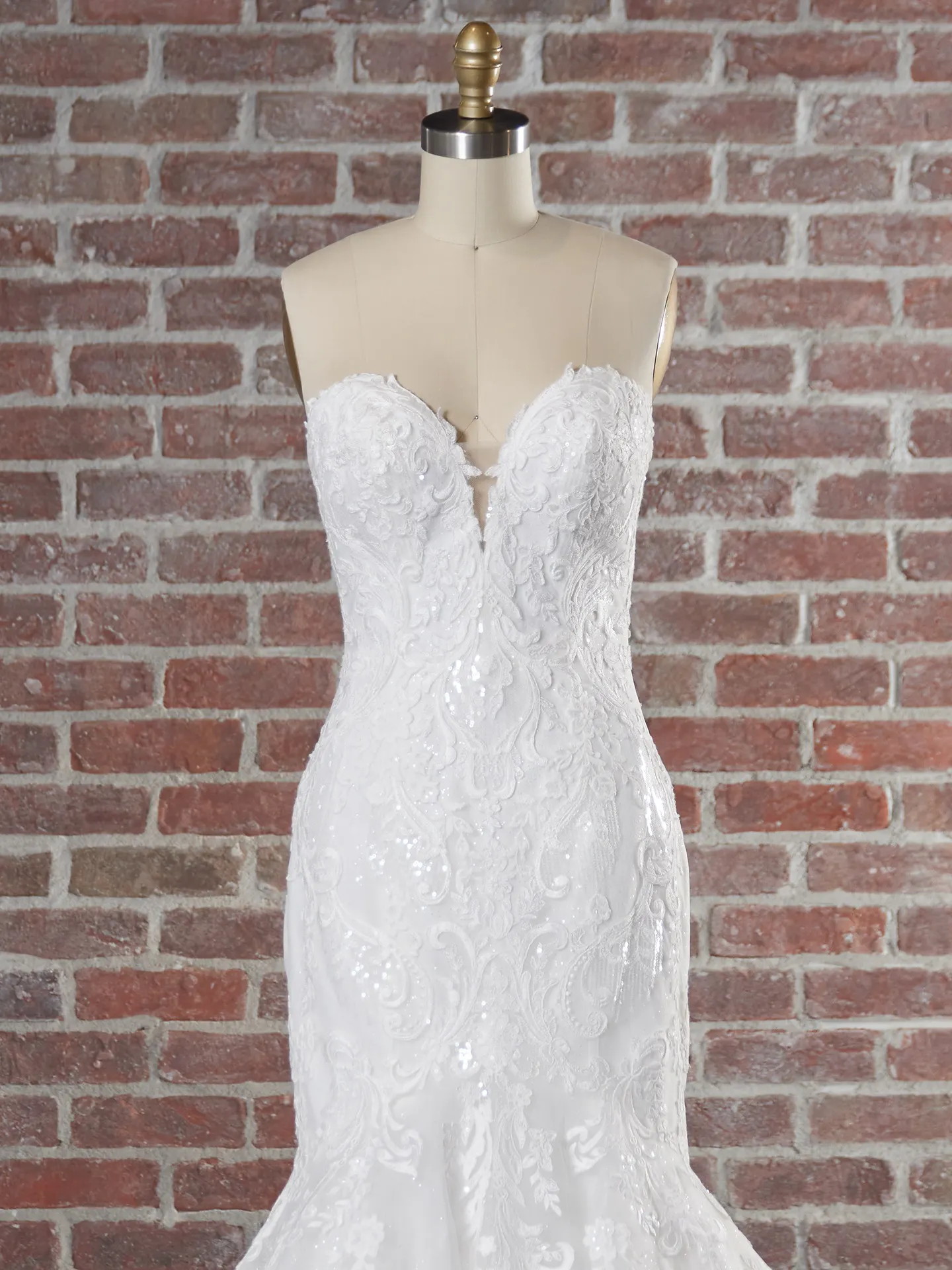Maggie Sottero Toccara 22MS974A01 Fit and Flare Wedding Dress Color1