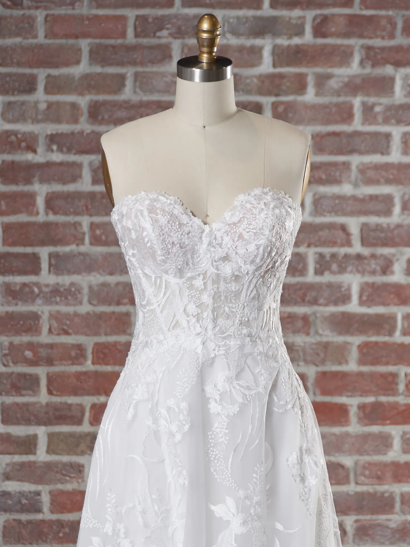Maggie Sottero Evelina 22MT961A01 A Line Wedding Dress Color1
