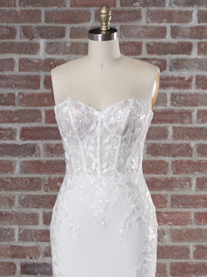 Rebecca Ingram Lily 22RN973A01 Sheath Wedding Dress Color1