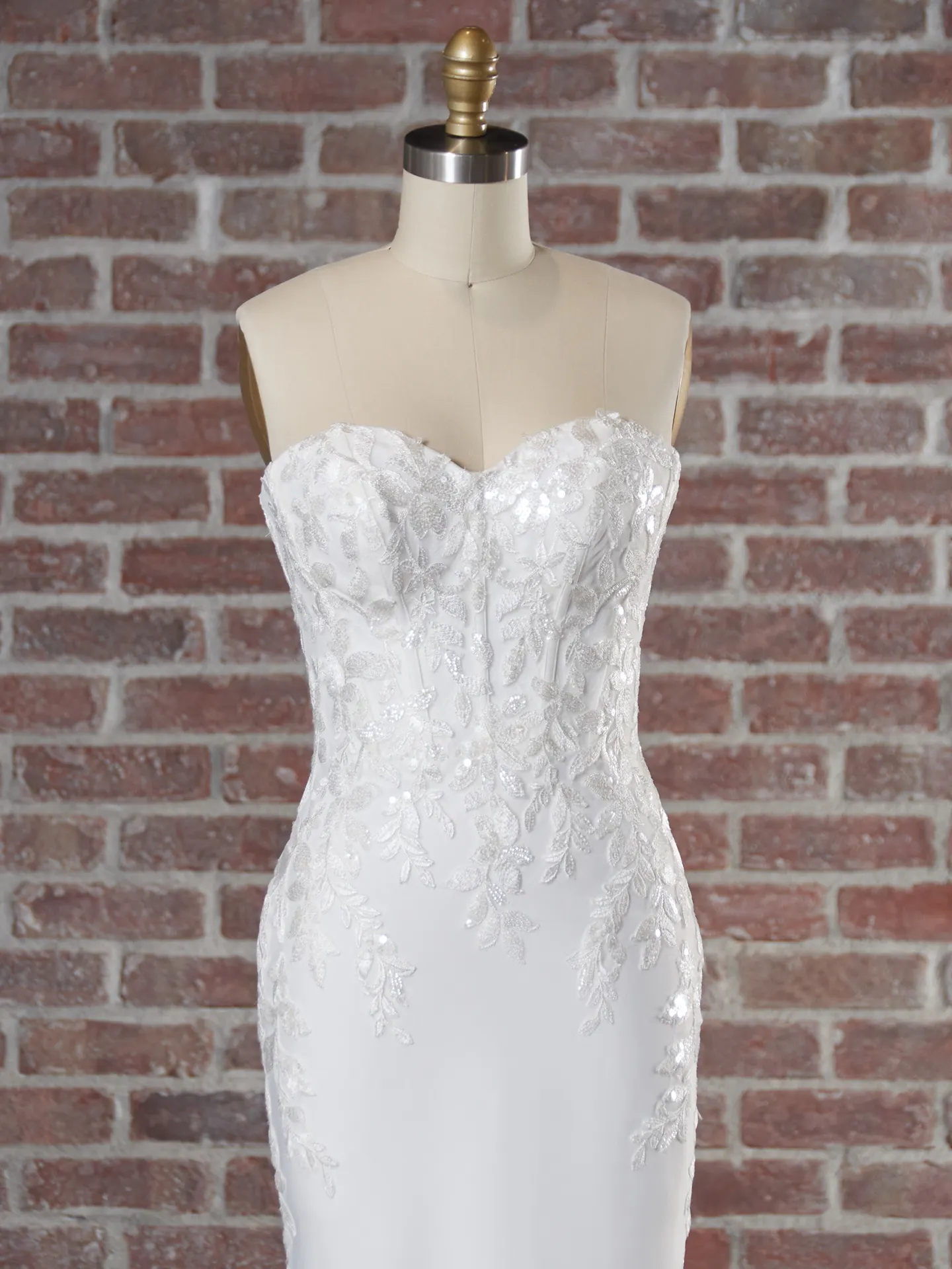 Rebecca Ingram Lily Lynette 22RN973B01 Sheath Wedding Dress Color1