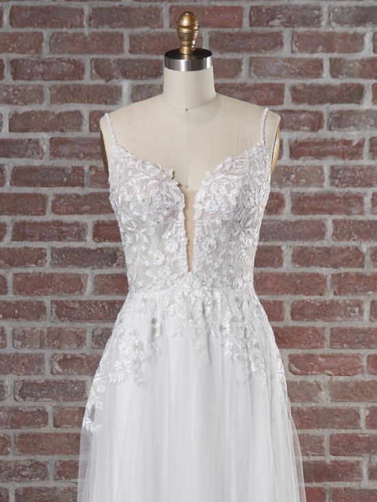 Rebecca Ingram Claudette 22RS984A01 A Line Wedding Dress Color1