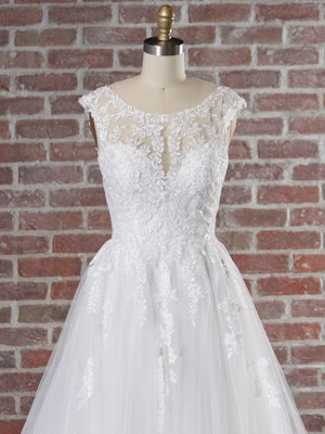 Rebecca Ingram Ingrid Lynette 22RT981B01 A Line Wedding Dress Color1