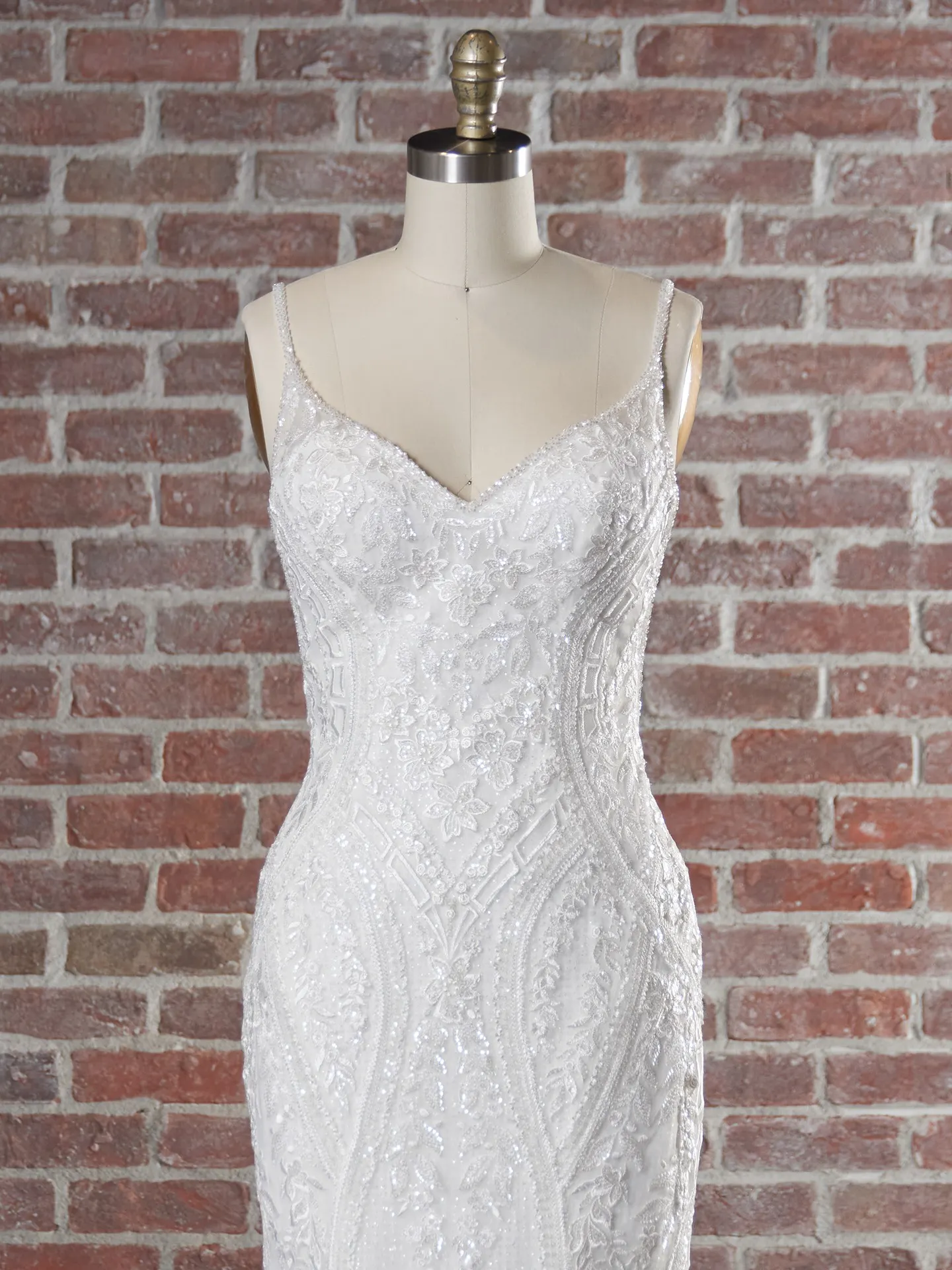 Sottero and Midgley Bailey 22SK903A01 Fit and Flare Wedding Dress Color1