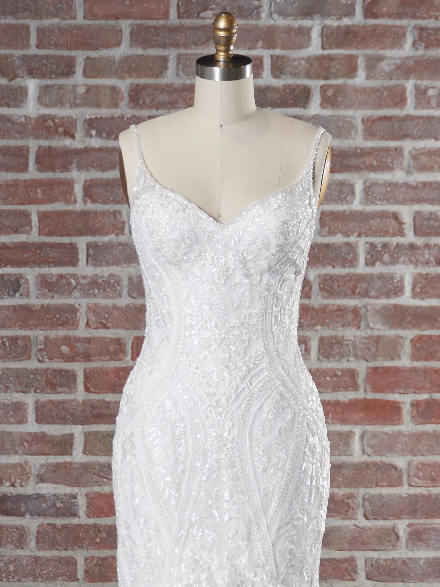 Sottero and Midgley Bailey Lane 22SK903B01 Fit and Flare Wedding Dress Color1