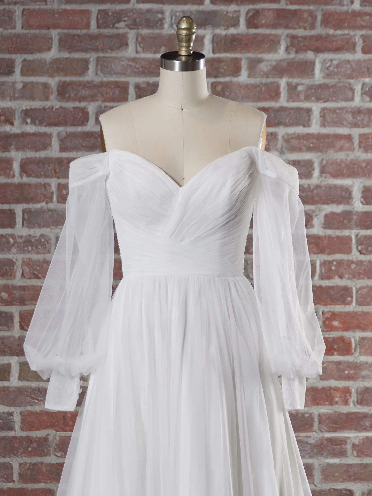 Sottero and Midgley Nerida 22SW992A01 A Line Wedding Dress Color1