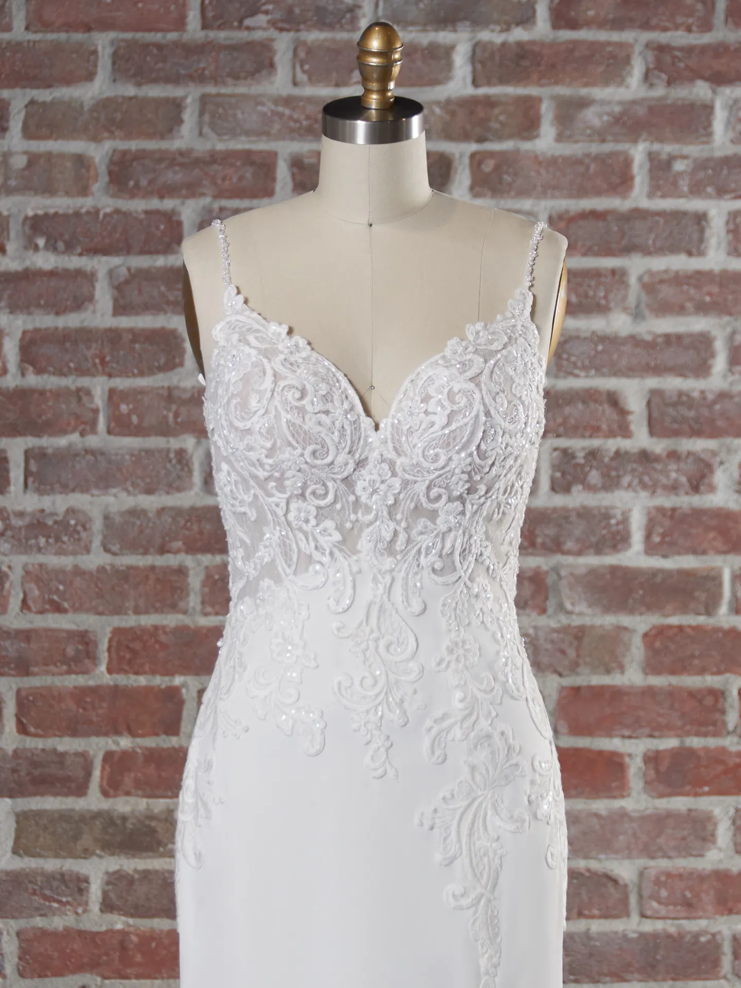 Maggie Sottero Fayette 22MS933A01 Sheath Wedding Dress Color2