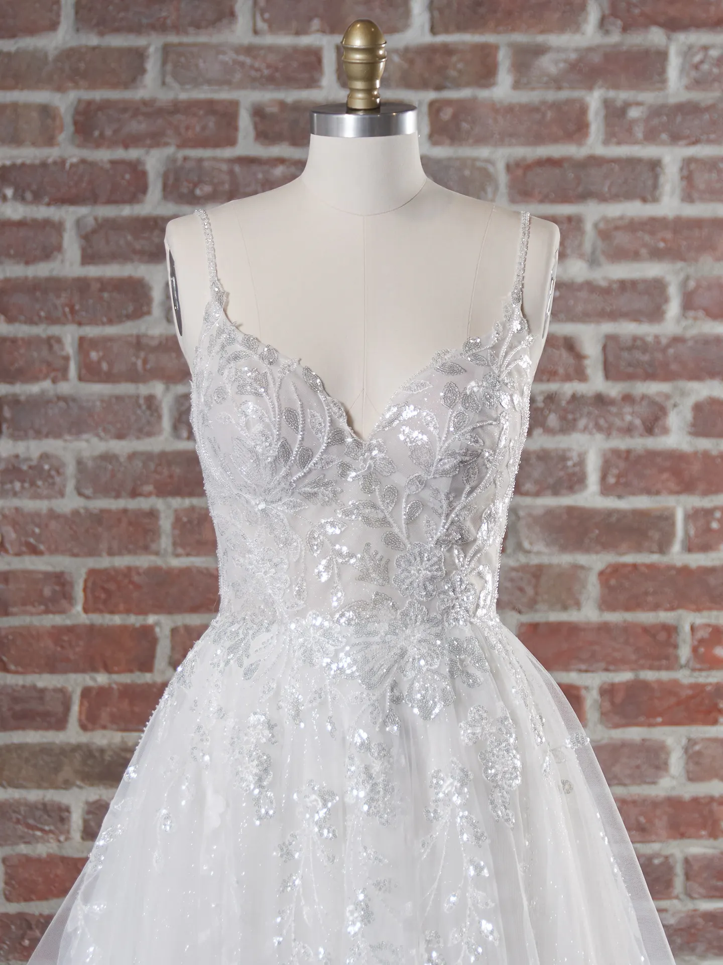 Maggie Sottero Sandrine 22MS942A01 A Line Wedding Dress Color2