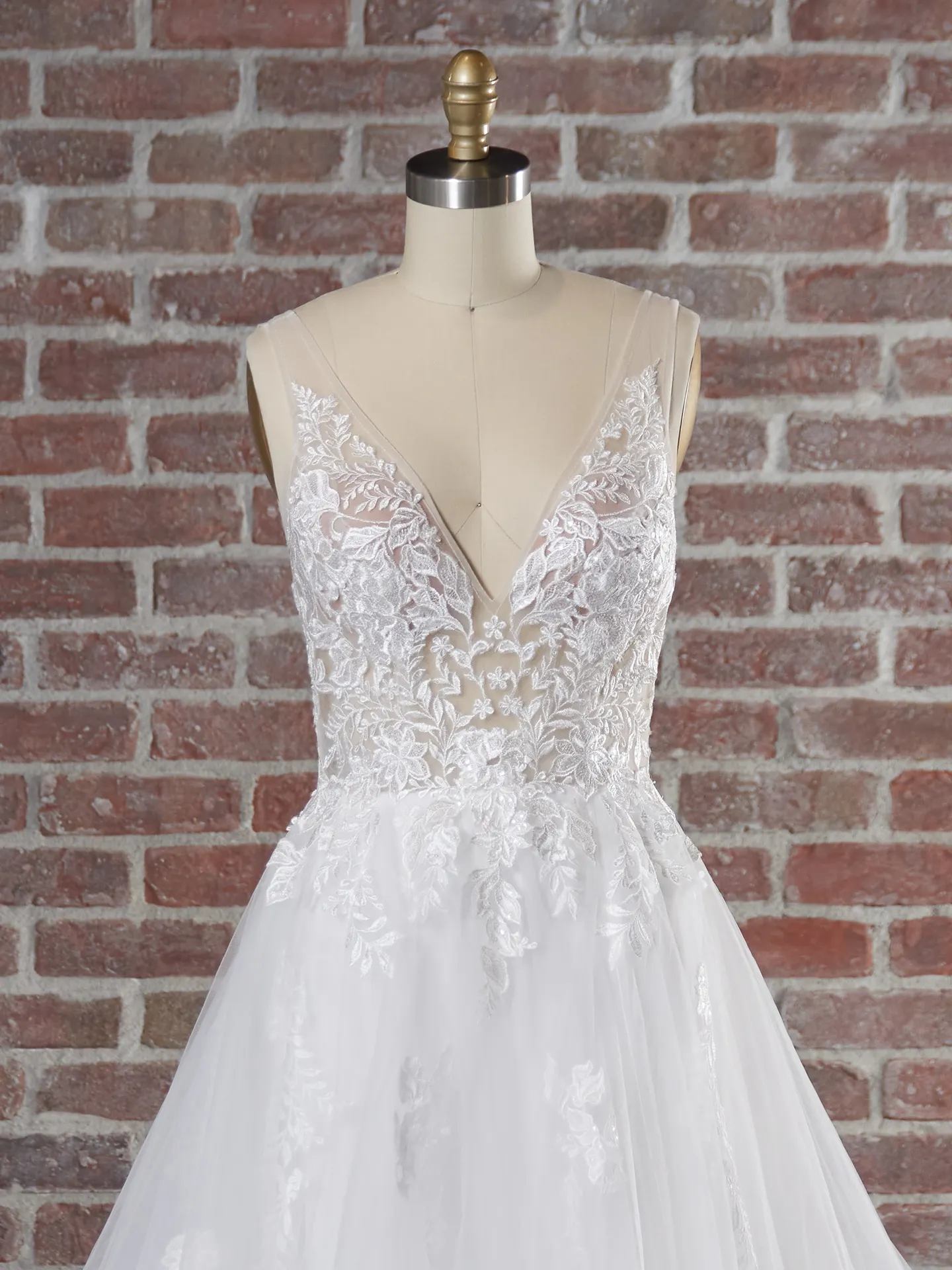 Maggie Sottero Greenley Lane 22MT935A01 A Line Wedding Dress Color2