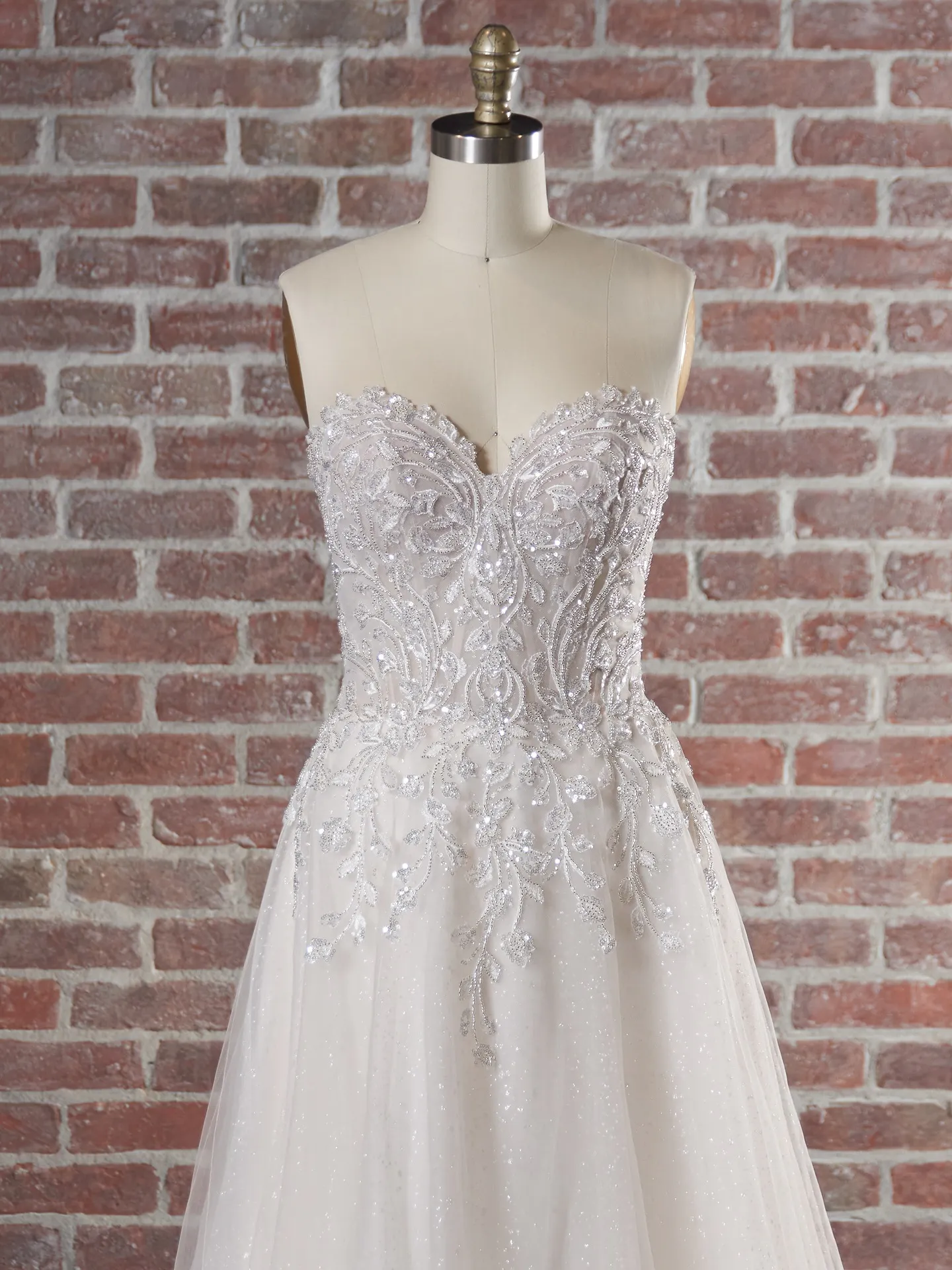 Maggie Sottero Artemis 22MS921A01 A Line Wedding Dress Color2