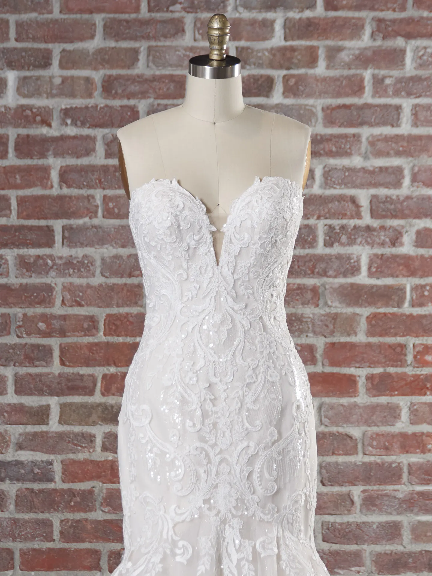 Maggie Sottero Toccara 22MS974A01 Fit and Flare Wedding Dress Color2