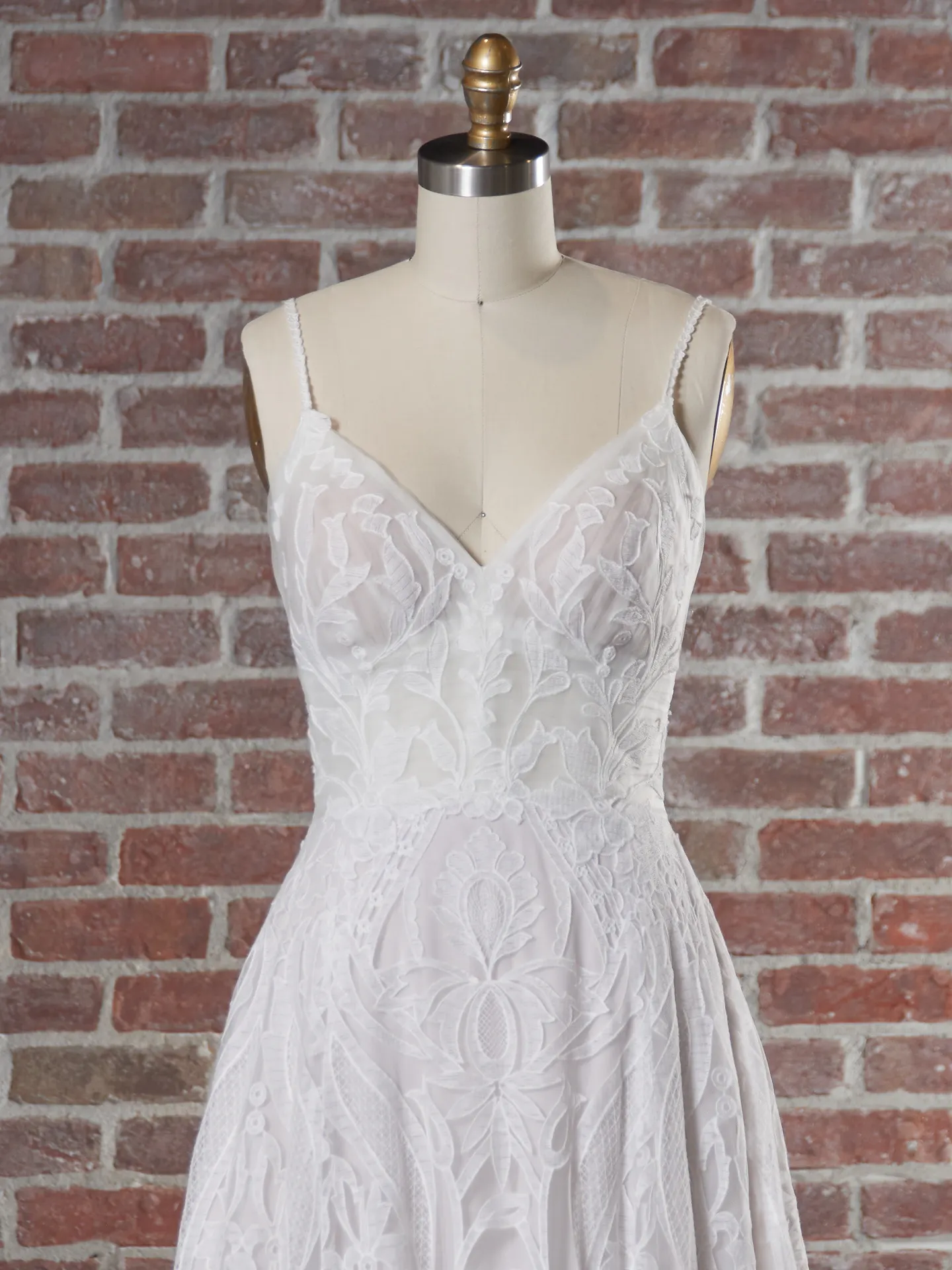 Maggie Sottero Hanaleigh 22MC937A01 A Line Wedding Dress Color2