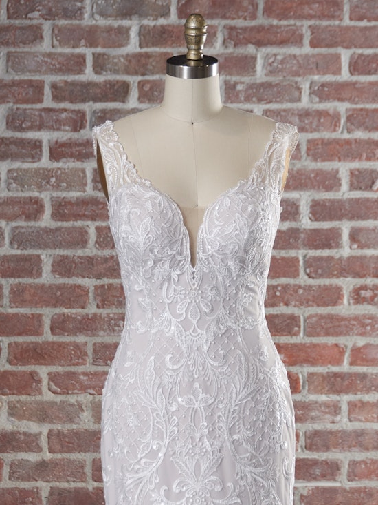 Sottero and Midgley Jackson 22SC958A01 Fit and Flare Wedding Dress Color2