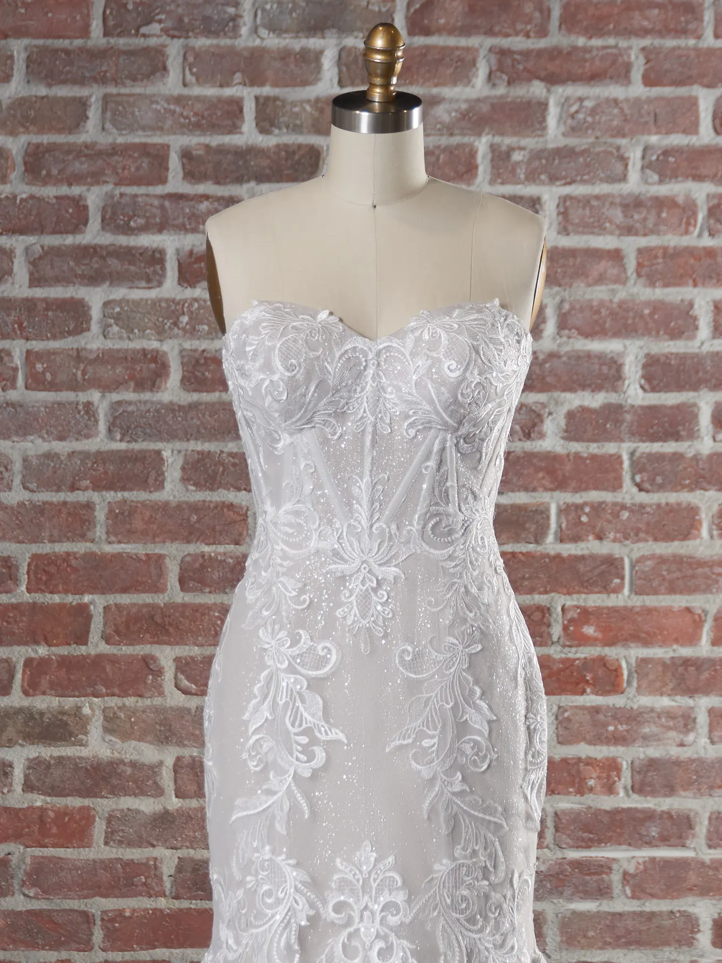Sottero and Midgley Walker 22SC955A01 Fit and Flare Wedding Dress Color2