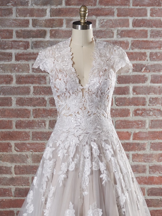 Sottero and Midgley Kingsley 22SC996A01 A Line Wedding Dress Color2