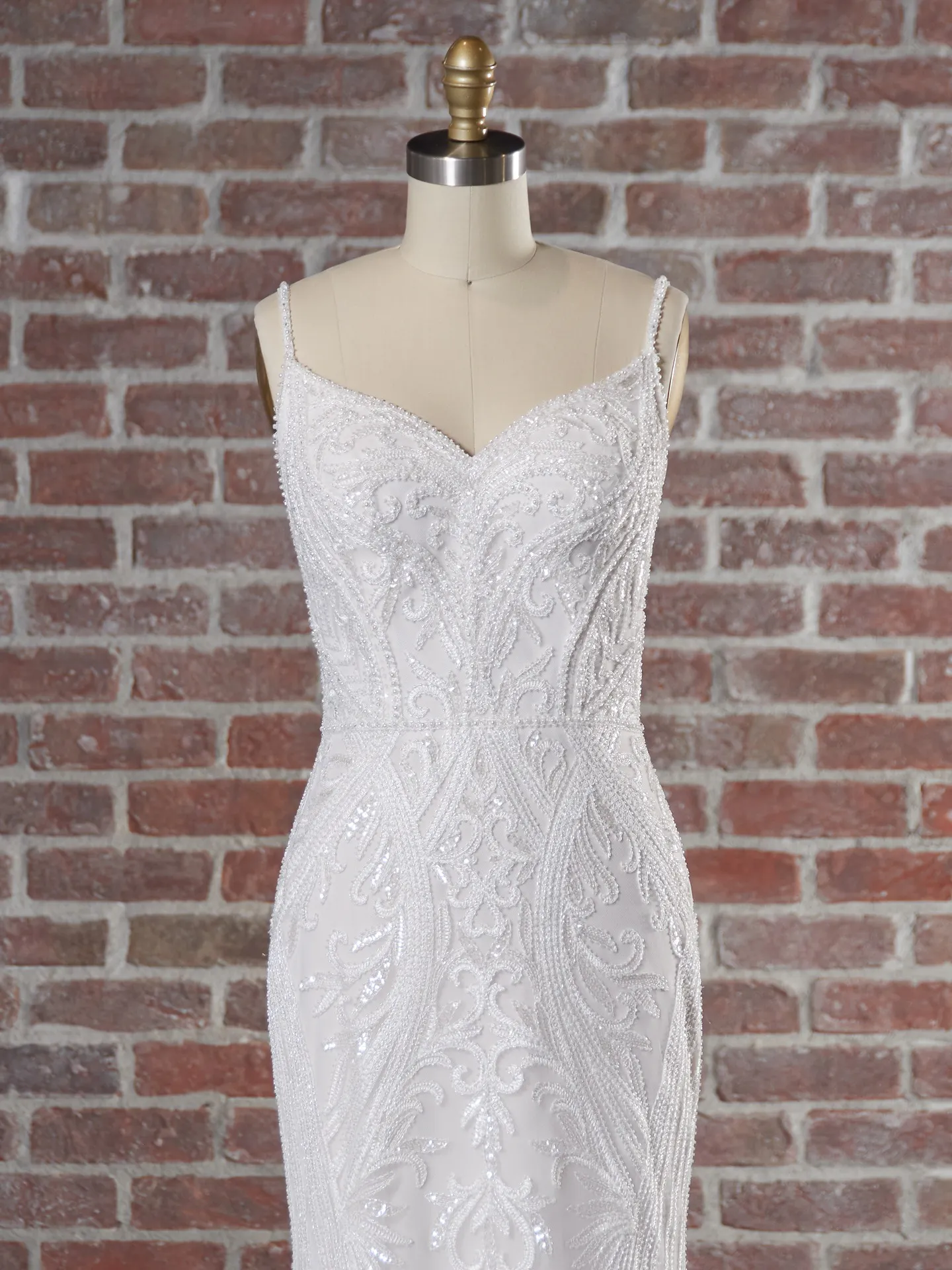 Maggie Sottero Ambreal 22MK934A01 Sheath Wedding Dress Color2