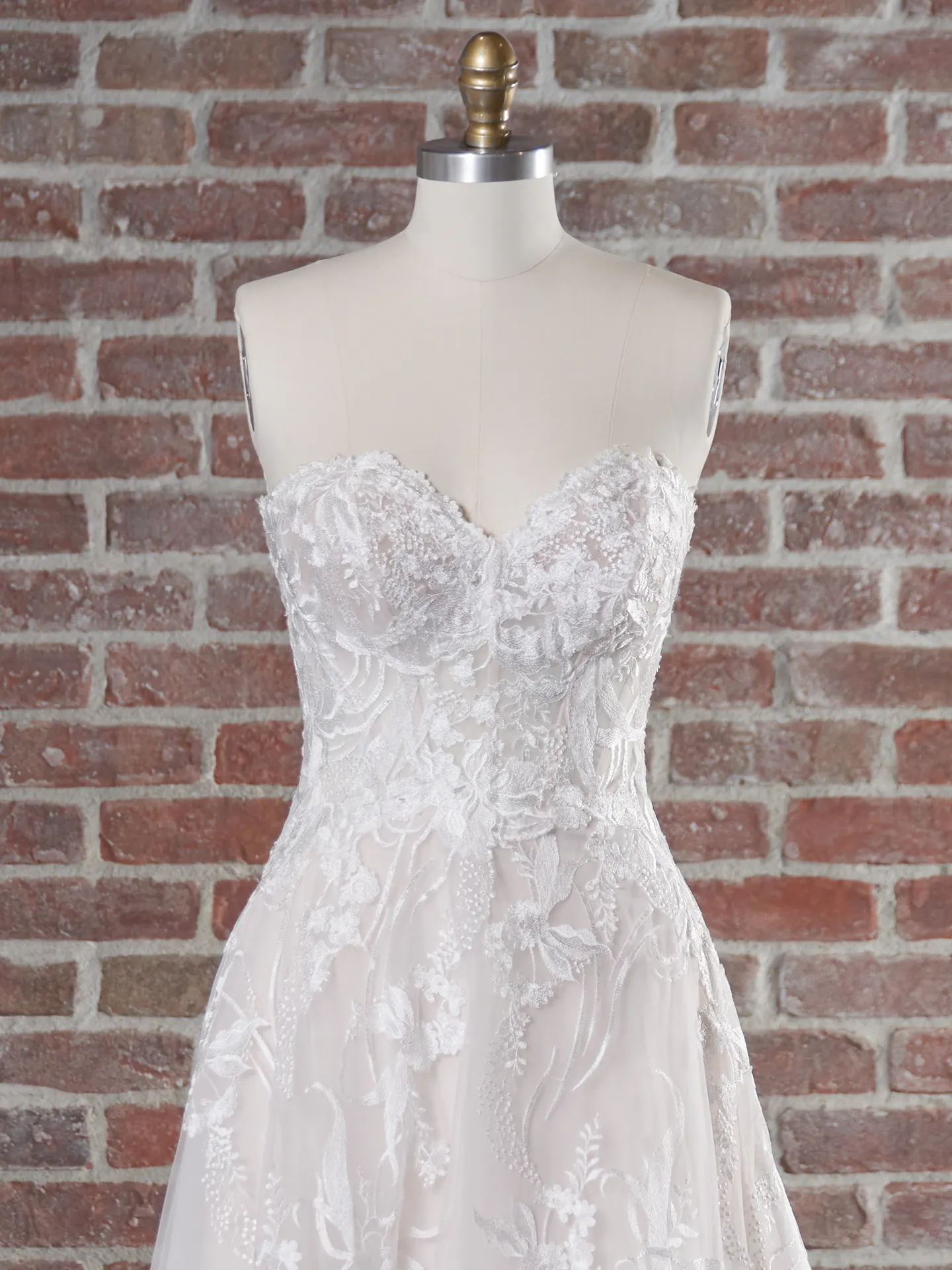 Maggie Sottero Evelina 22MT961A01 A Line Wedding Dress Color2