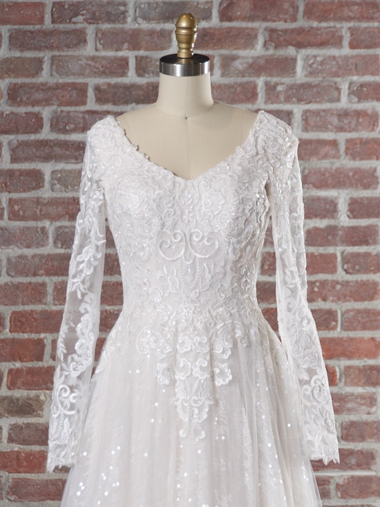 Rebecca Ingram Shauna Leigh 22RK526B01 A Line Wedding Dress Color2