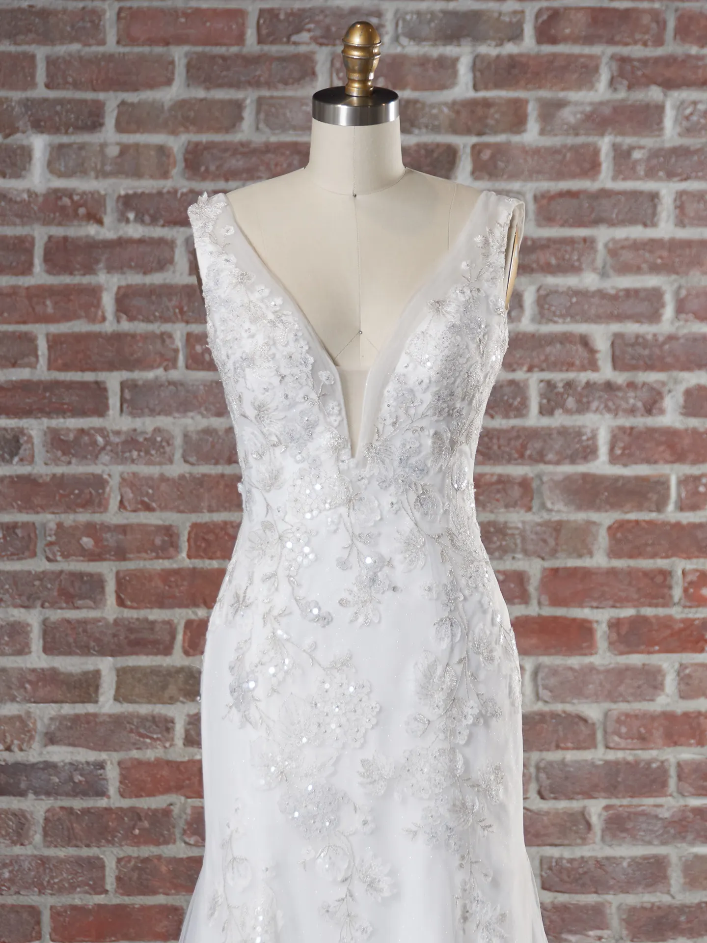 Maggie Sottero Daisy 22MC960A01 Fit and Flare Wedding Dress Color3