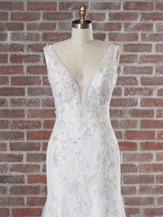 Maggie Sottero Daisy 22MC960A01 Fit and Flare Wedding Dress Color3