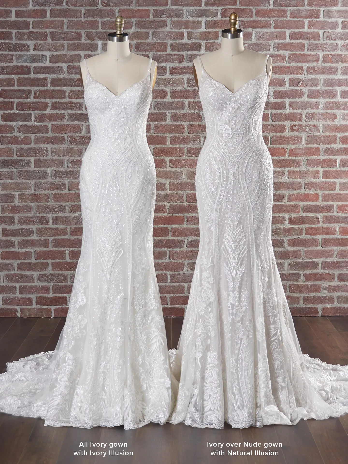 Sottero and Midgley Bailey 22SK903A01 Fit and Flare Wedding Dress Color3