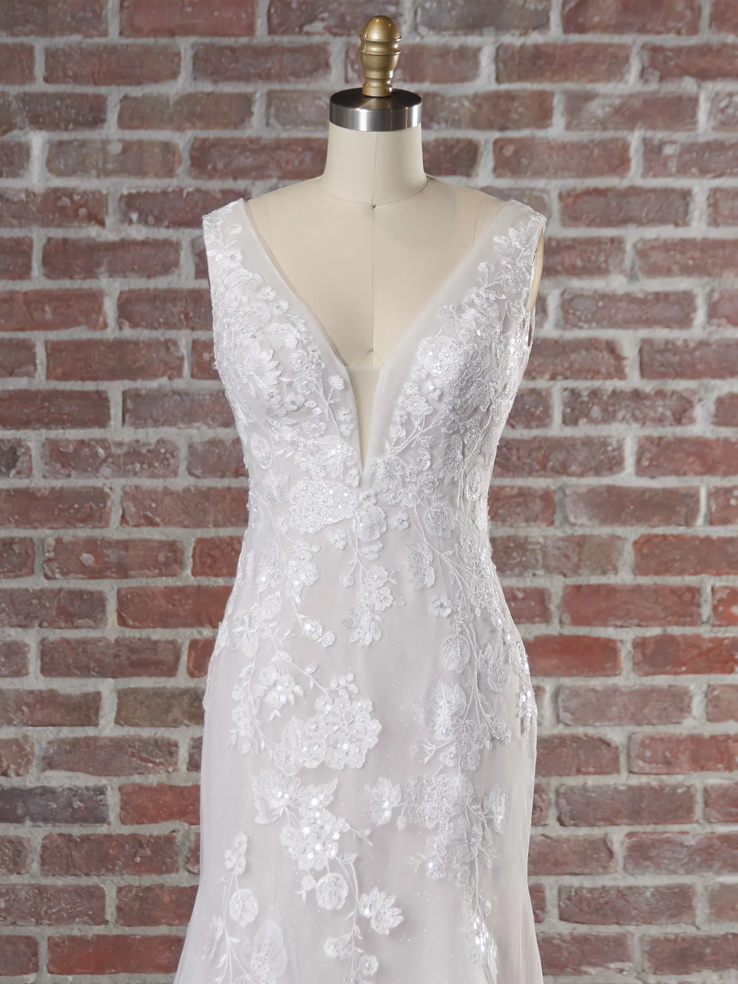 Maggie Sottero Daisy 22MC960A01 Fit and Flare Wedding Dress Color3