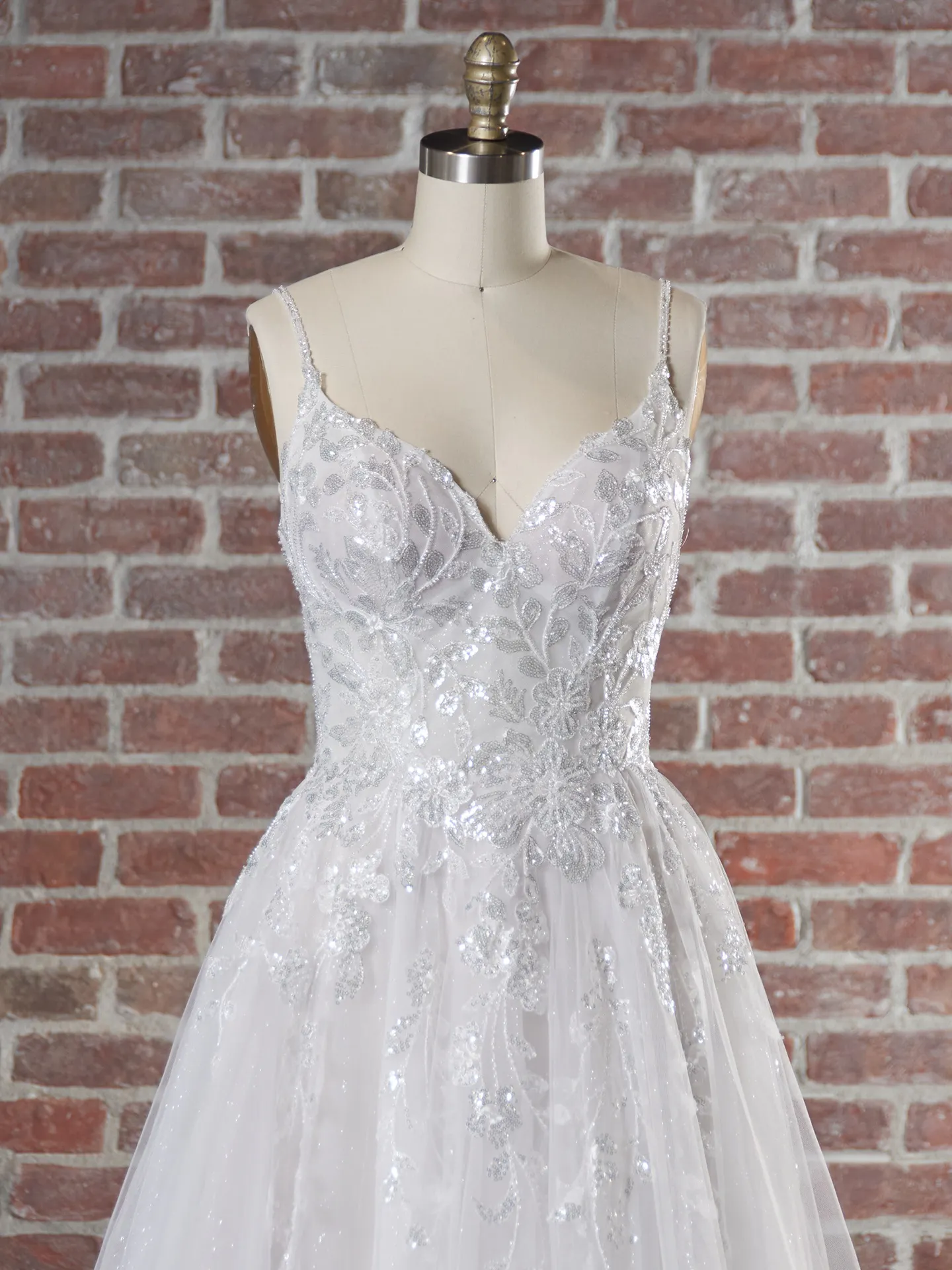 Maggie Sottero Sandrine 22MS942A01 A Line Wedding Dress Color3