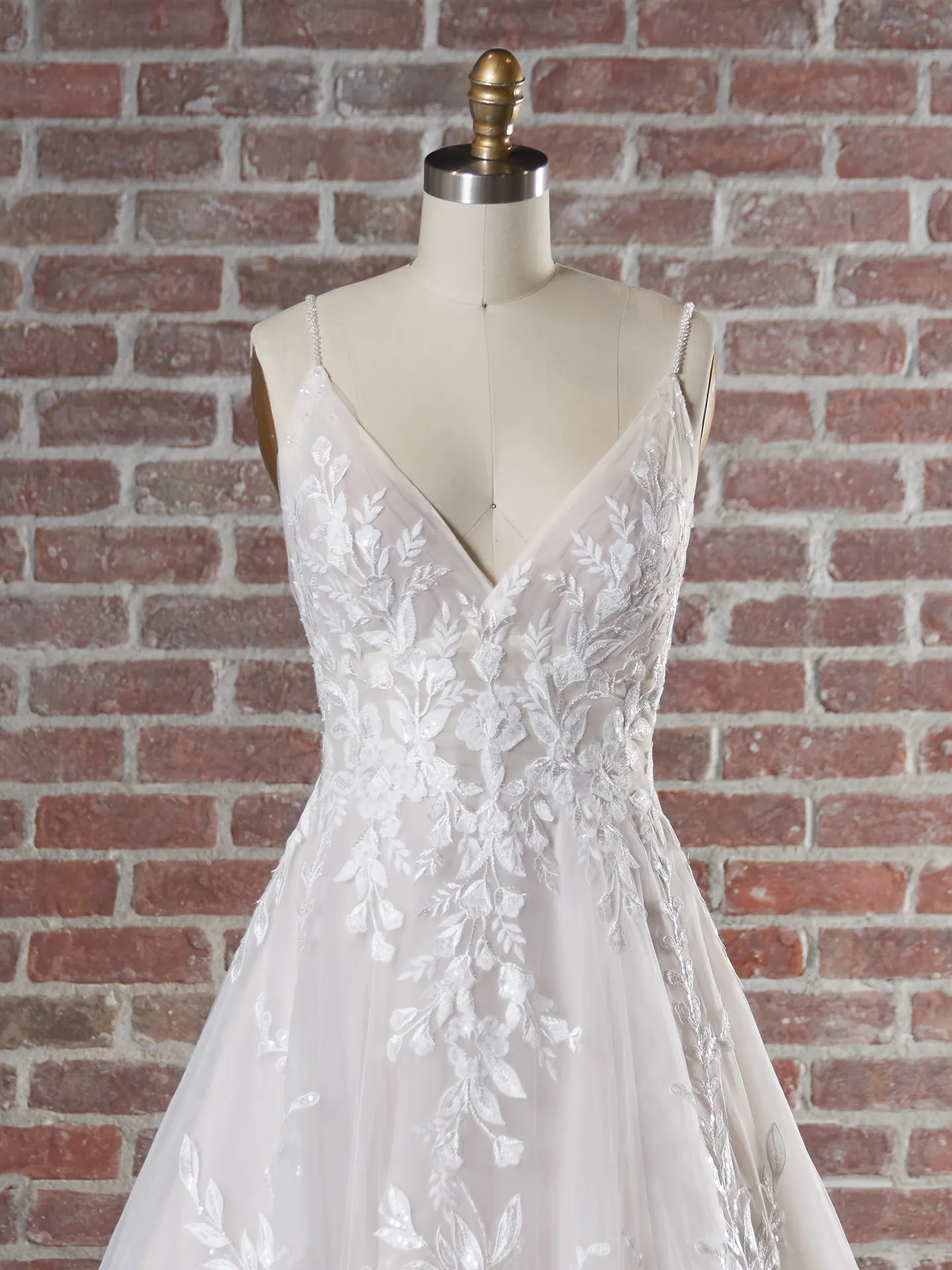 Maggie Sottero Michelle 22MT908A01 A Line Wedding Dress Color3