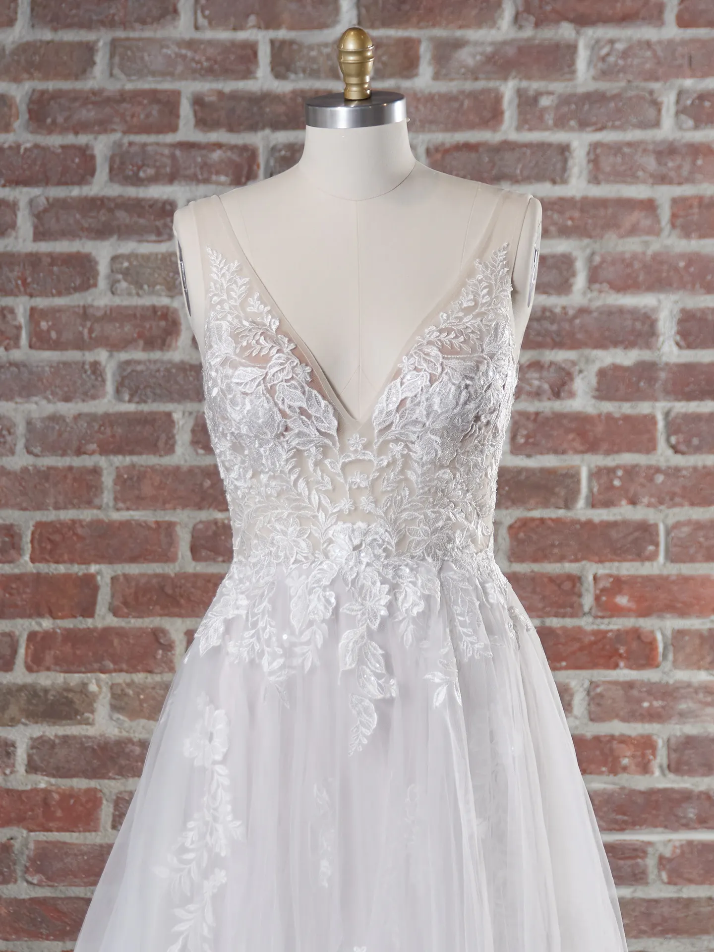Maggie Sottero Greenley Lane 22MT935A01 A Line Wedding Dress Color3