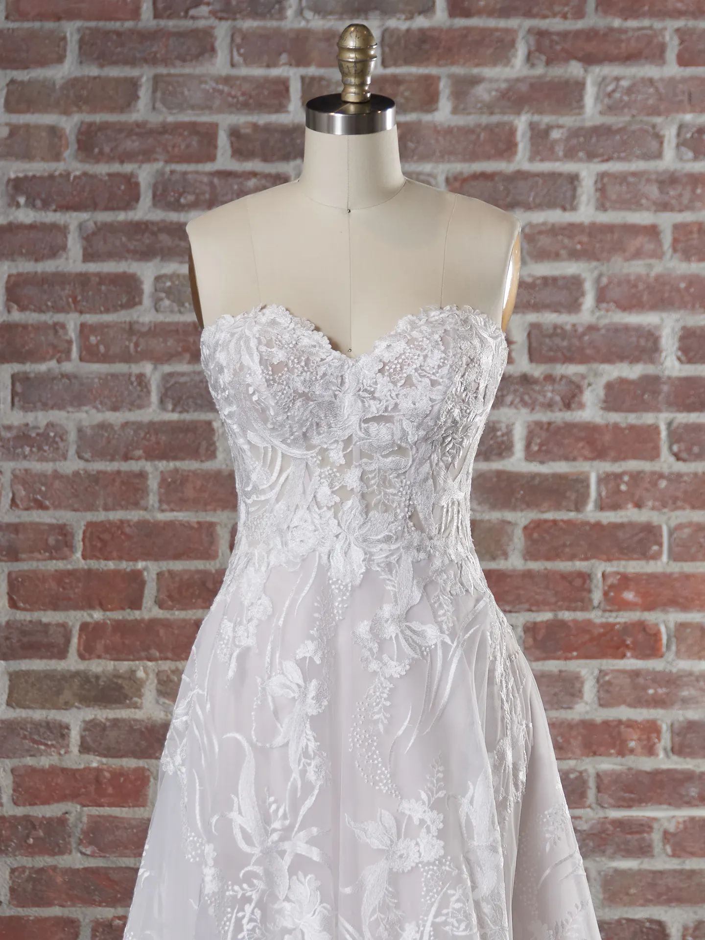 Maggie Sottero Evelina 22MT961A01 A Line Wedding Dress Color3