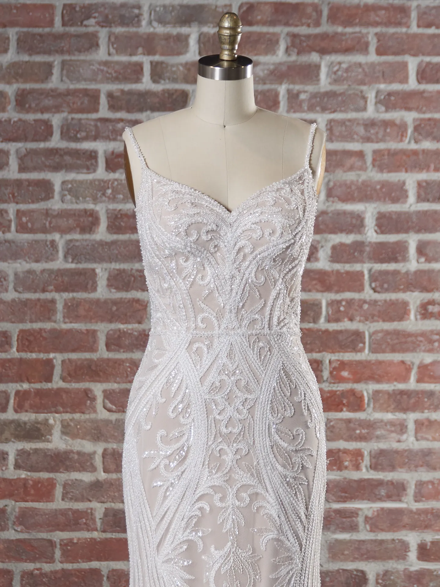 Maggie Sottero Ambreal 22MK934A01 Sheath Wedding Dress Color3