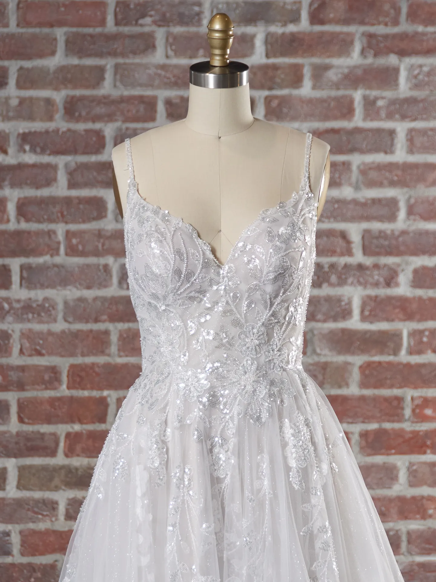 Maggie Sottero Sandrine 22MS942A01 A Line Wedding Dress Color4