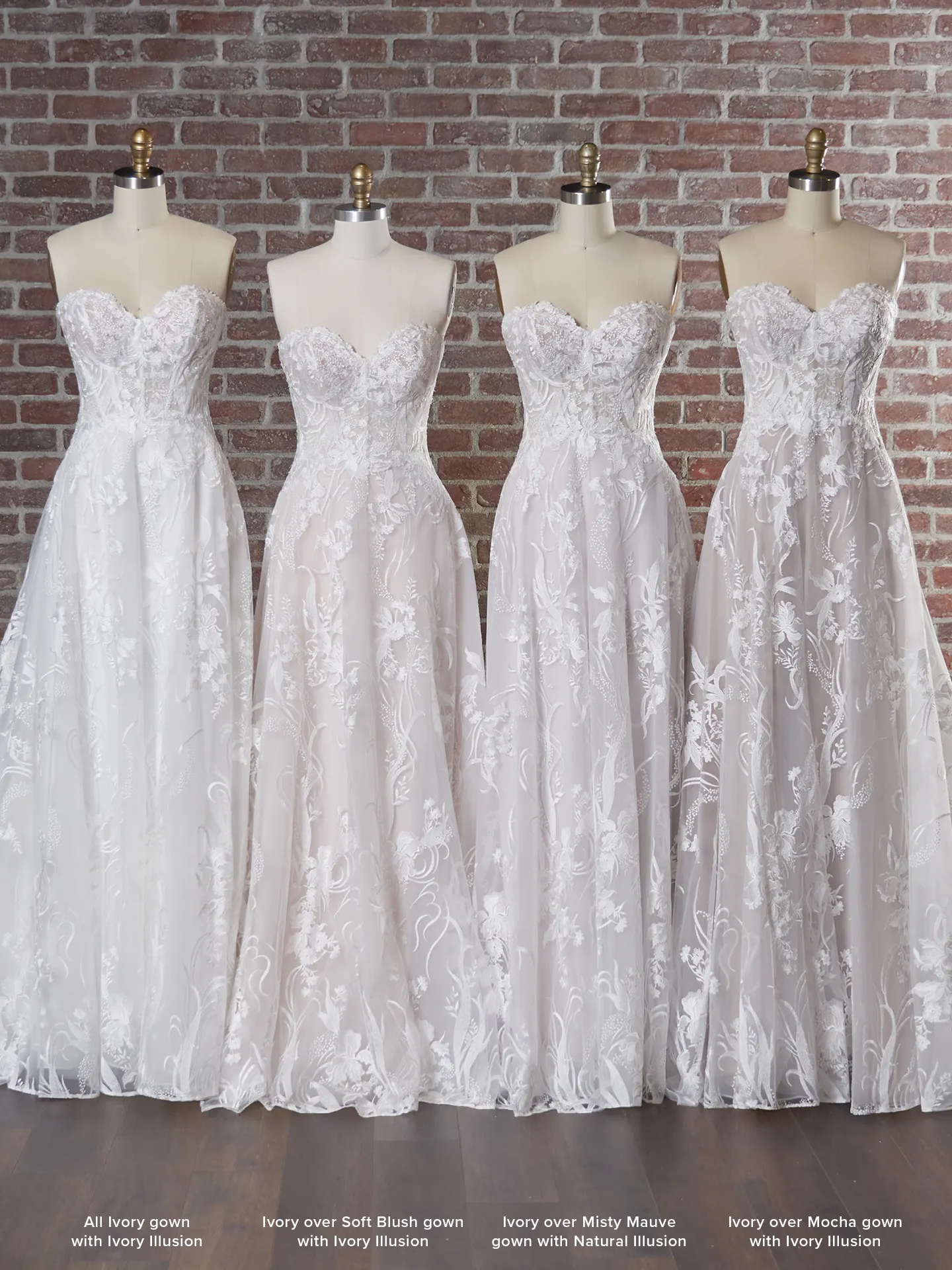 Maggie Sottero Evelina 22MT961A01 A Line Wedding Dress Color5
