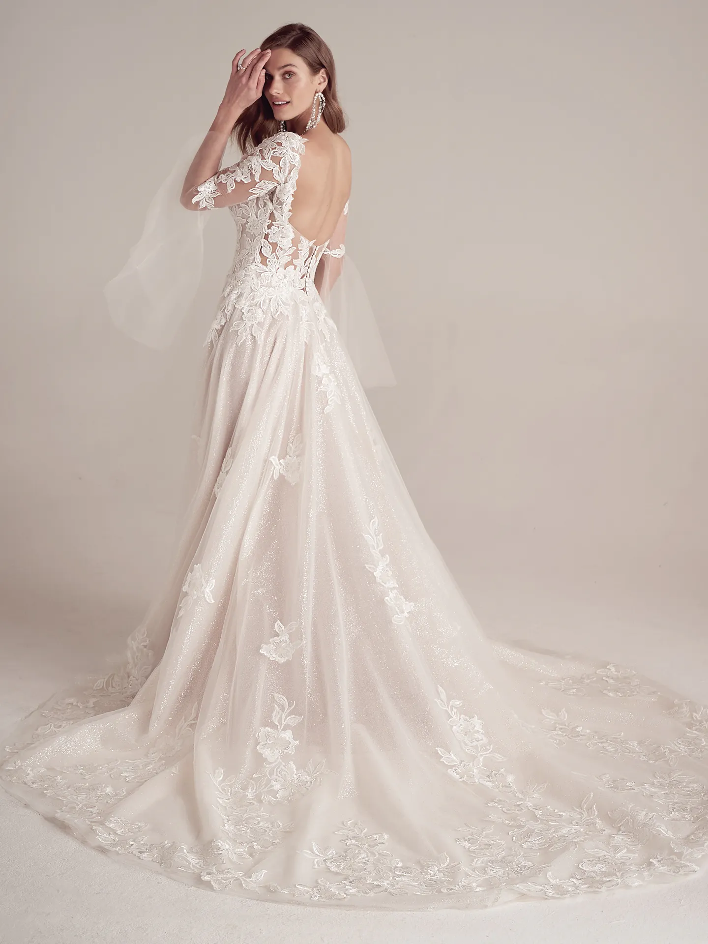 Maggie Sottero  Detachable Wedding Bell Sleeves Britney YYDSB+22MC932000 Alt2