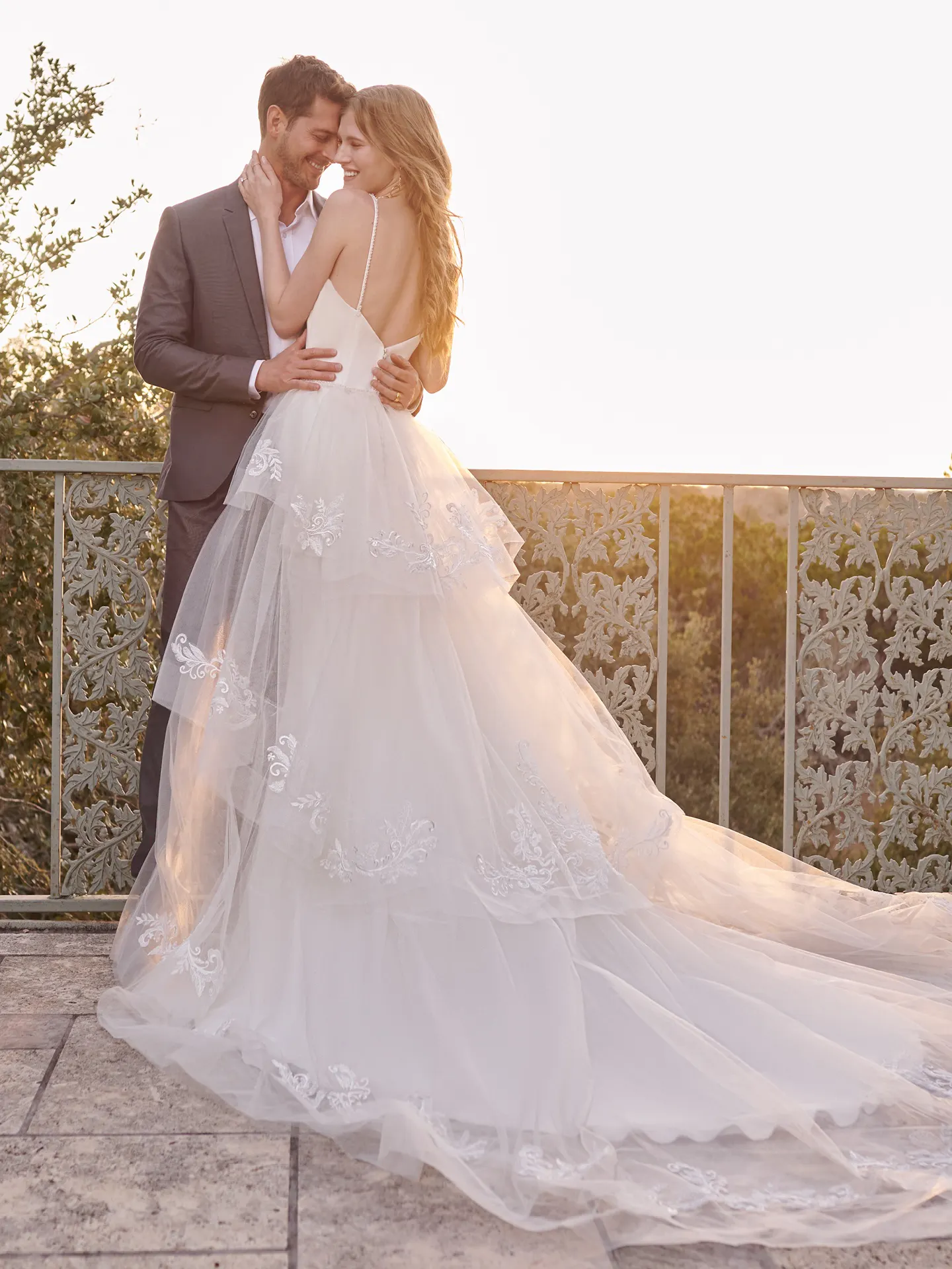 Rebecca Ingram  Sheath Wedding Detachable Train DInah YYDT0+22RW917000 PROMO1