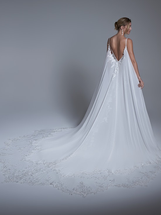 Sottero and Midgley  Fit and Flare Wedding Cape Liam YYCA0+22SW956000 Alt3