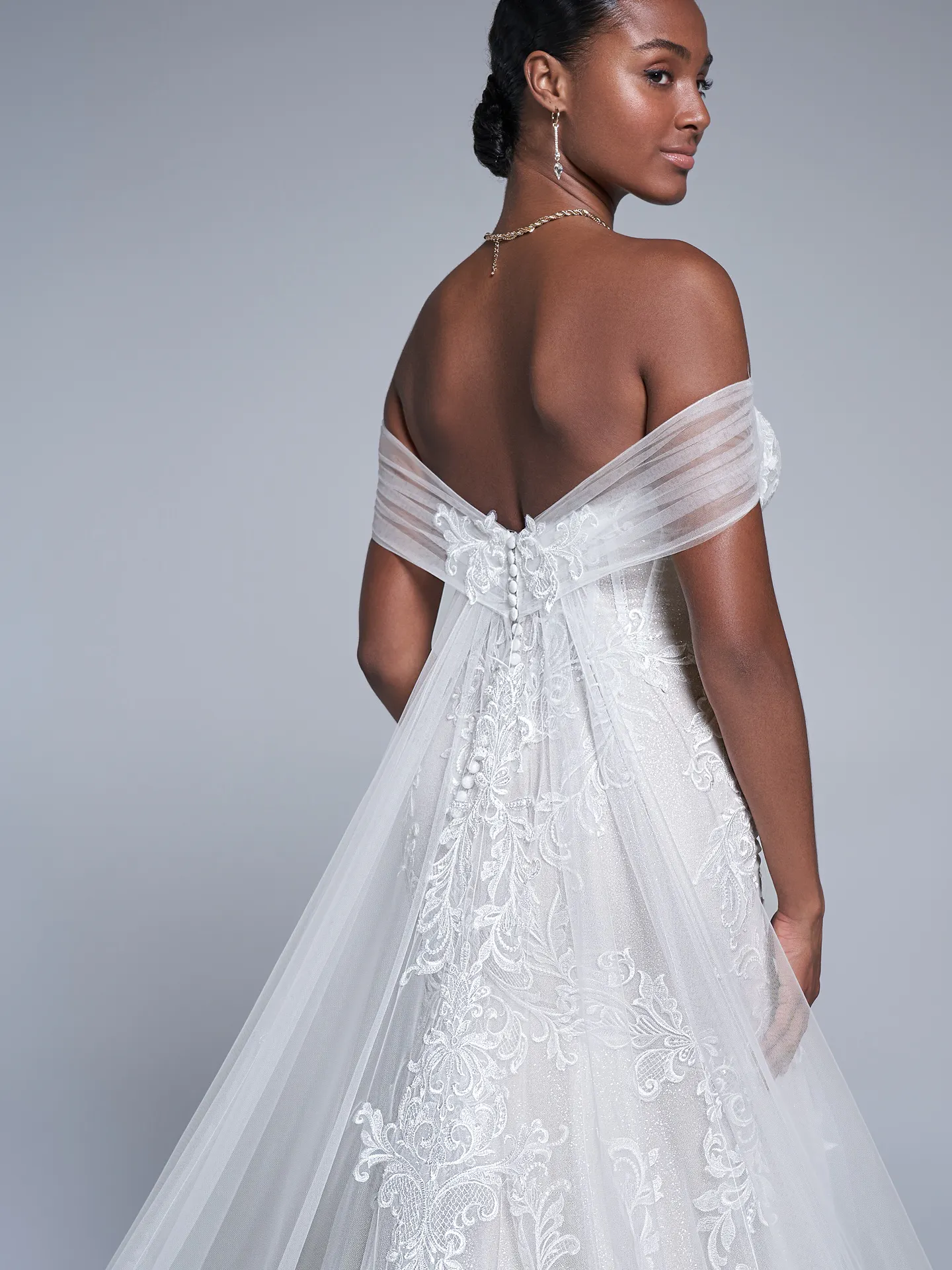 Sottero and Midgley  Fit and Flare Wedding Detachable Shoulder Wrap Walker YYSW0+22SC955000 Alt1