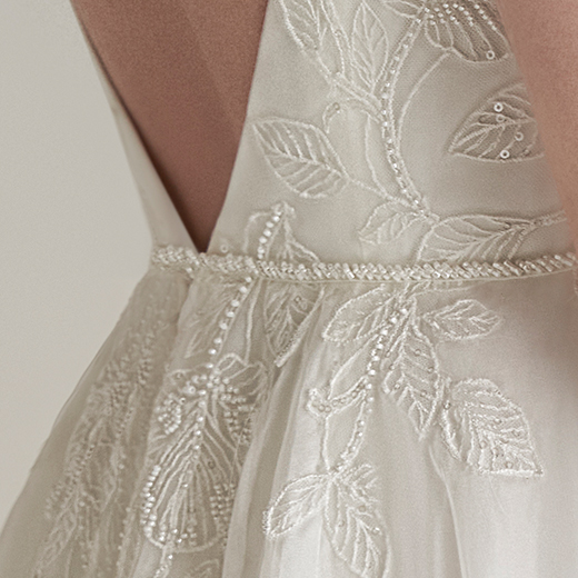 Rebecca Ingram  Ball Gown Wedding Dress Lacey 22RN972 bp07_Closure