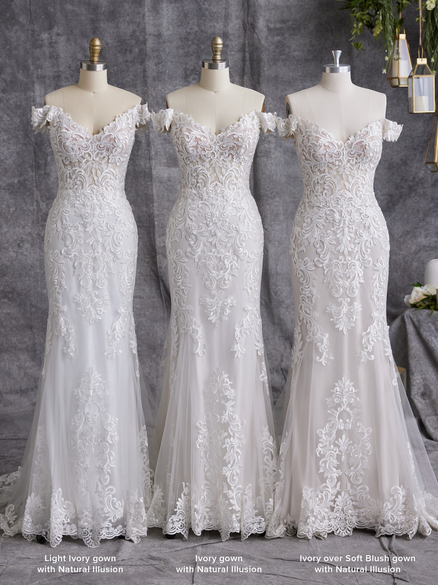 MEDEA / Blush Wedding Dress with Beading - LaceMarry