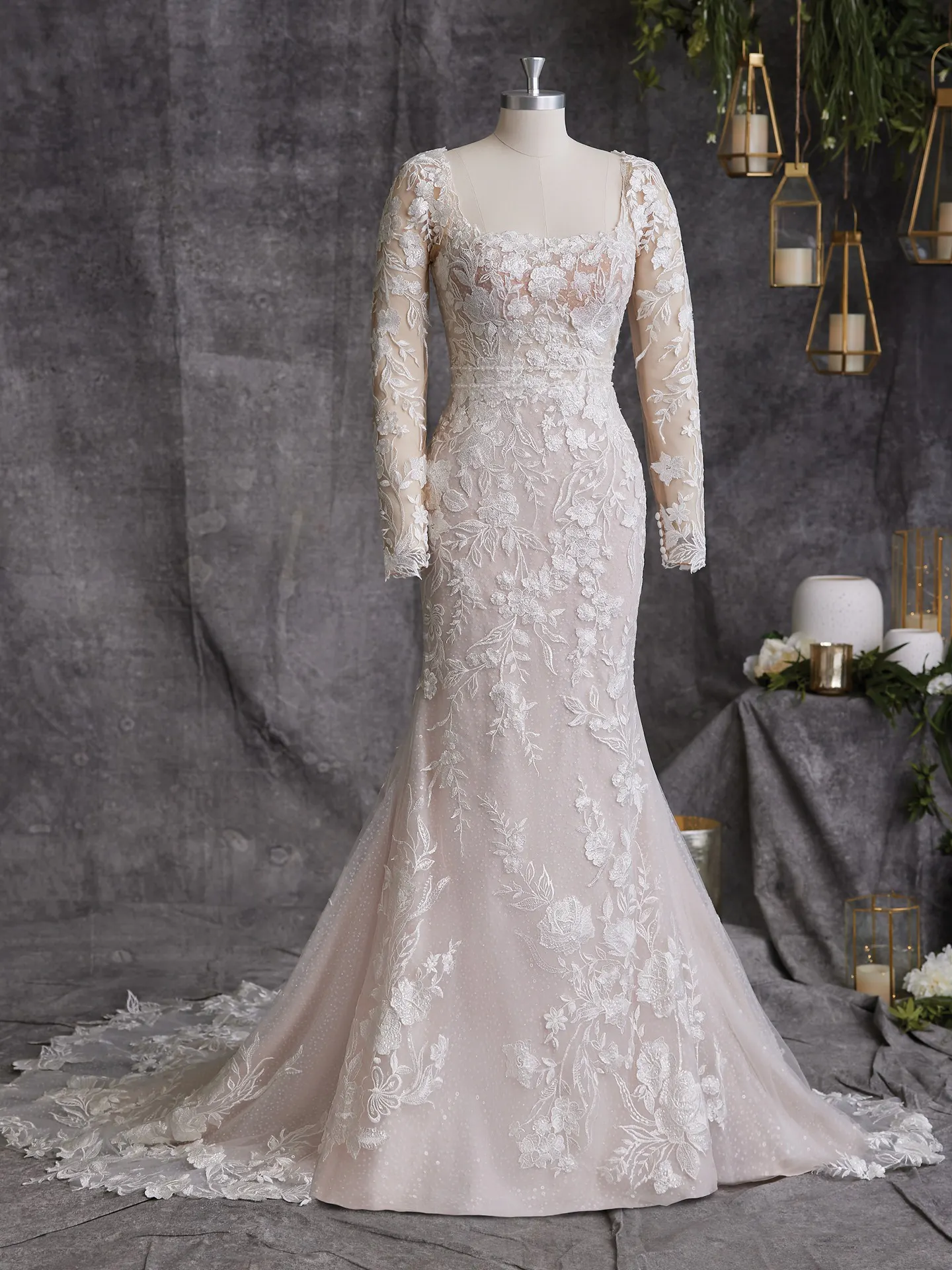 Maggie Sottero Fit and Flare Wedding Dress Albany 22MK508A01 Alt9