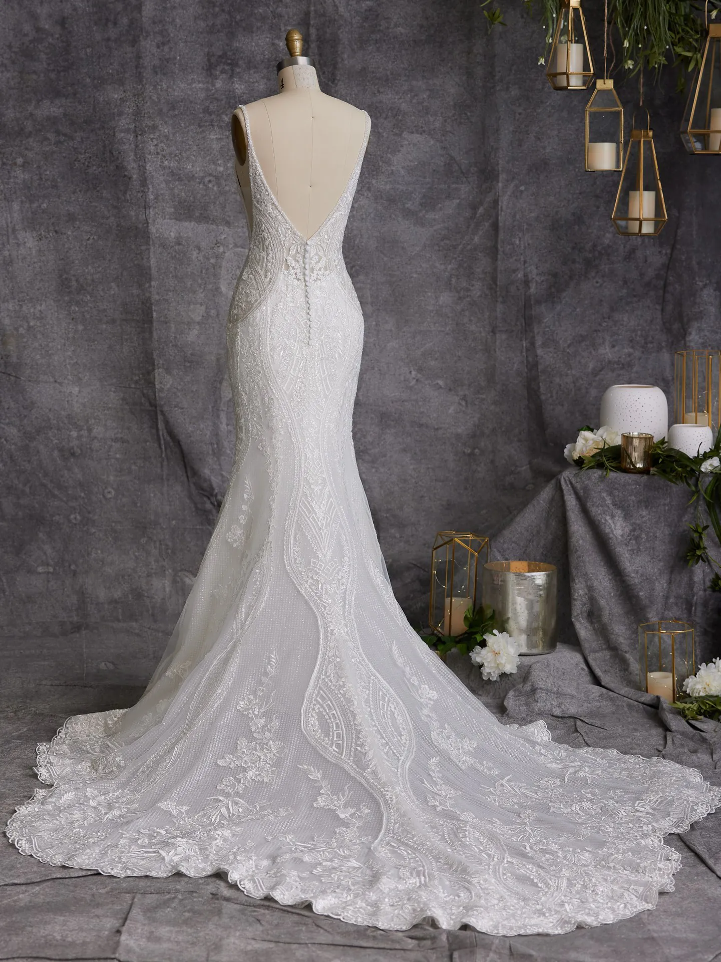 Sottero and Midgley Fit and Flare Wedding Dress Bailey 22SK903C01 Alt12