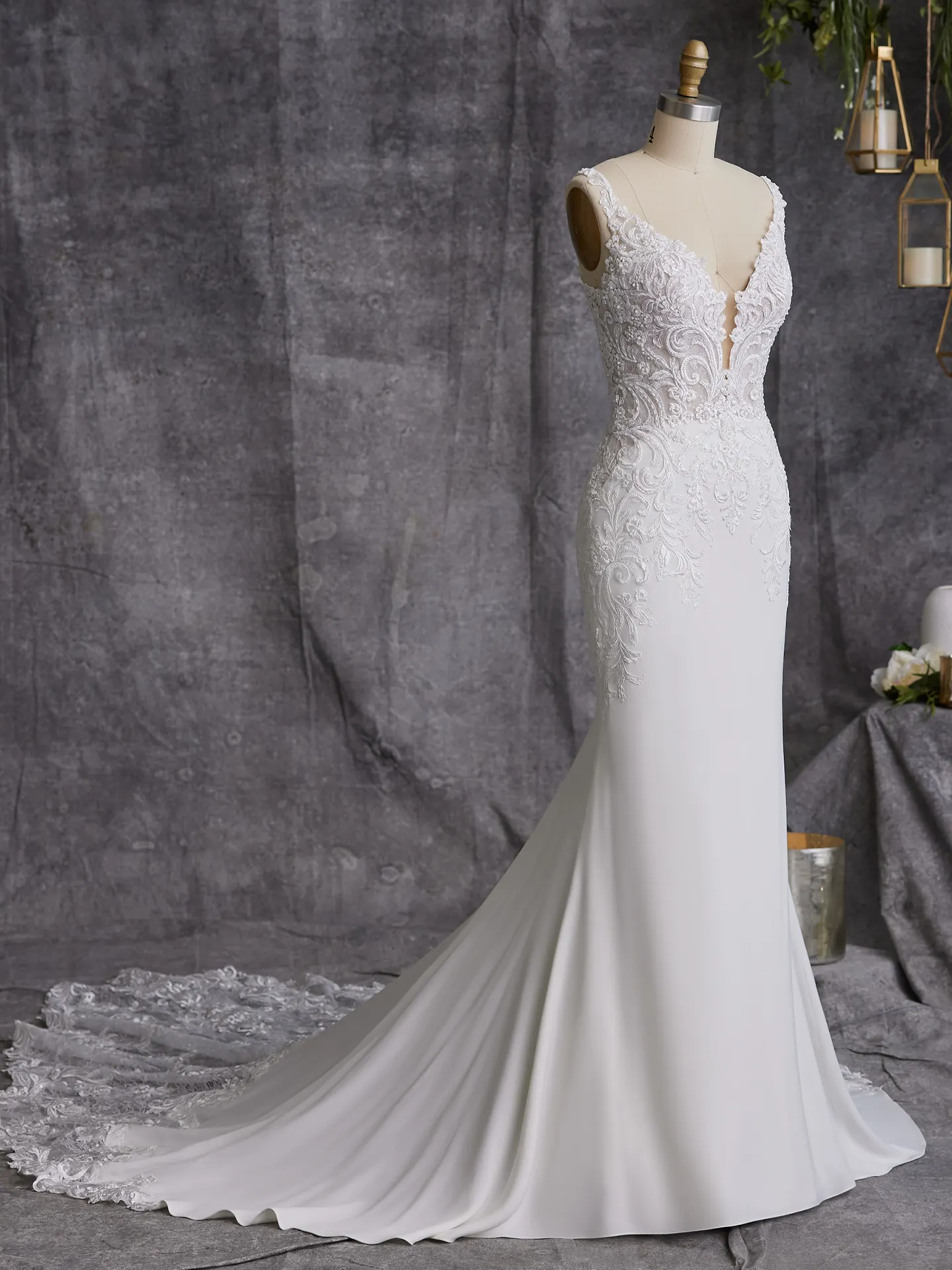 Maggie Sottero Sheath Wedding Dress Johanna Lane 23MS041A01 Alt5