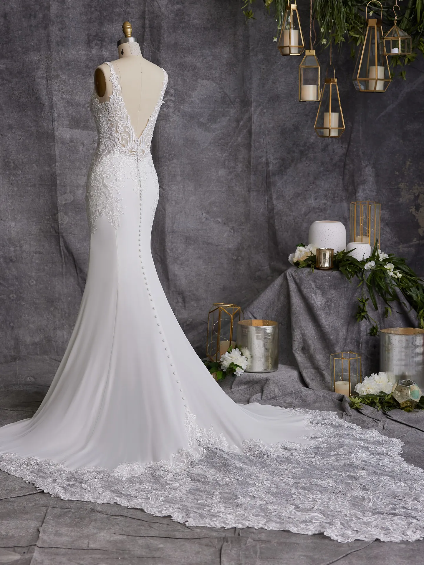 Maggie Sottero Sheath Wedding Dress Johanna Lane 23MS041A01 Alt7