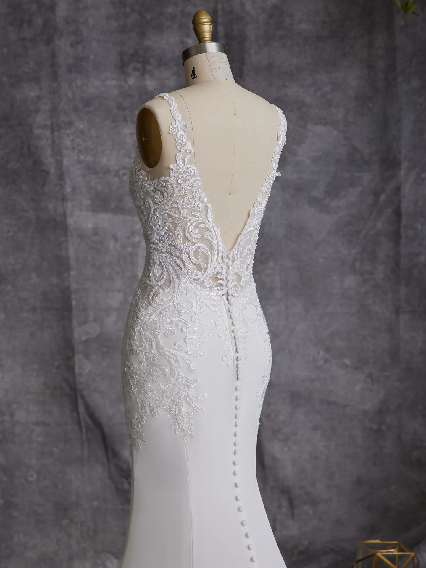 Maggie Sottero Sheath Wedding Dress Johanna Lane 23MS041A01 Alt8