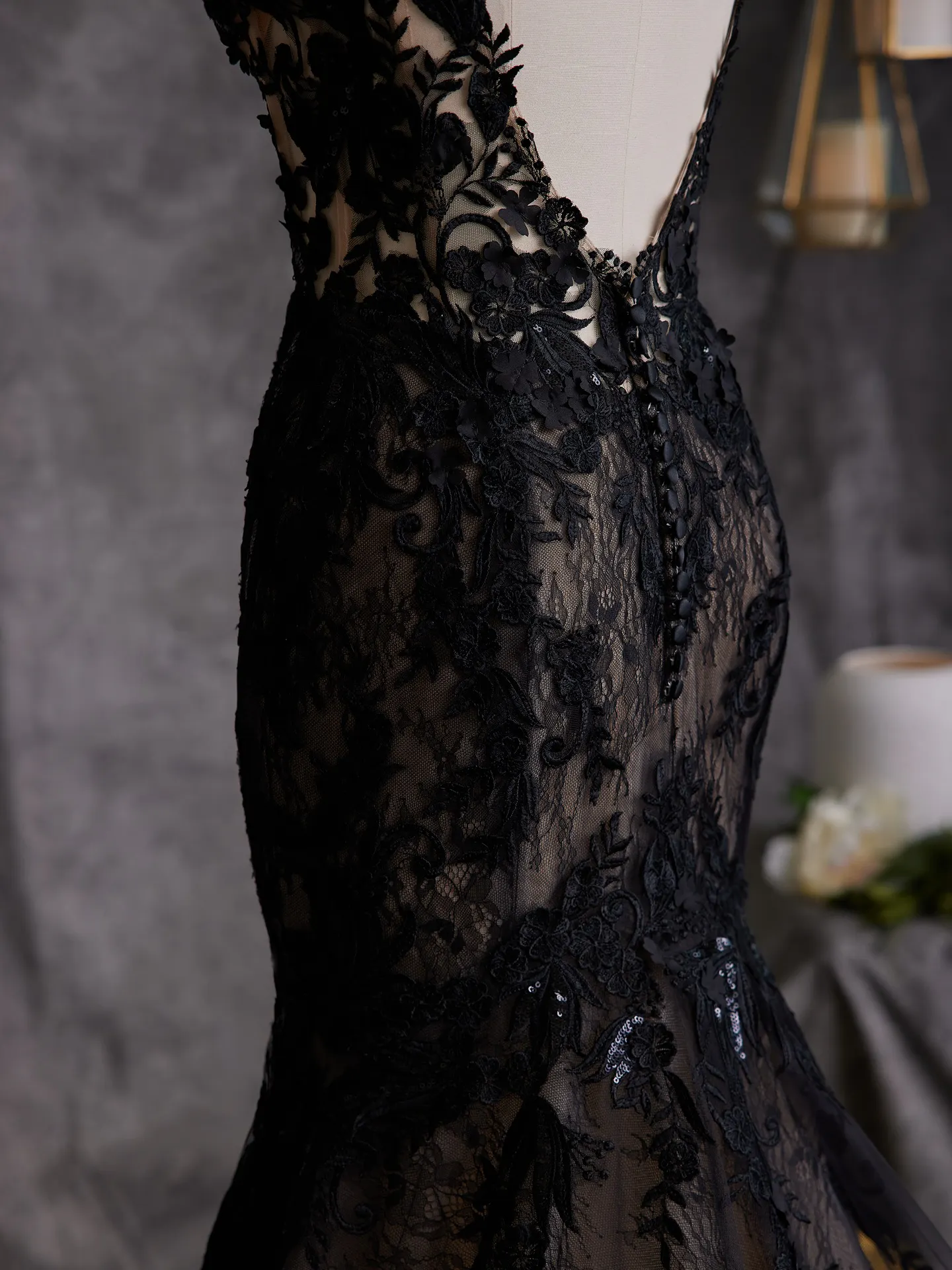 Sottero and Midgley Fit and Flare Wedding Dress Zander Lane 23SC140A01 Alt9