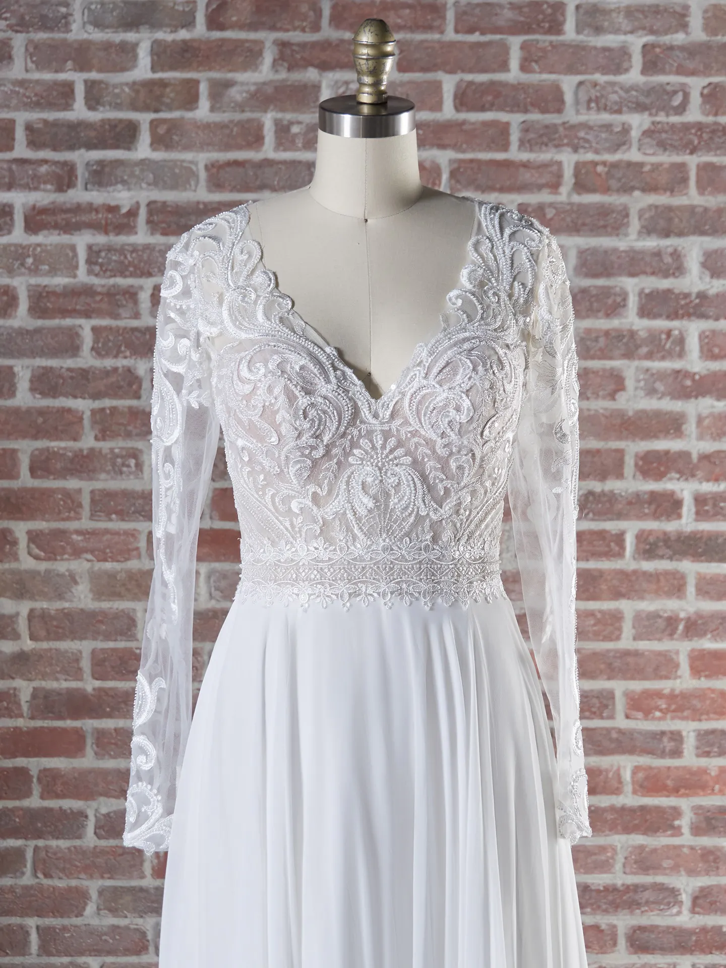 Rebecca Ingram Sheath Wedding Dress Lorraine Dawn 22RS586A01 Color2