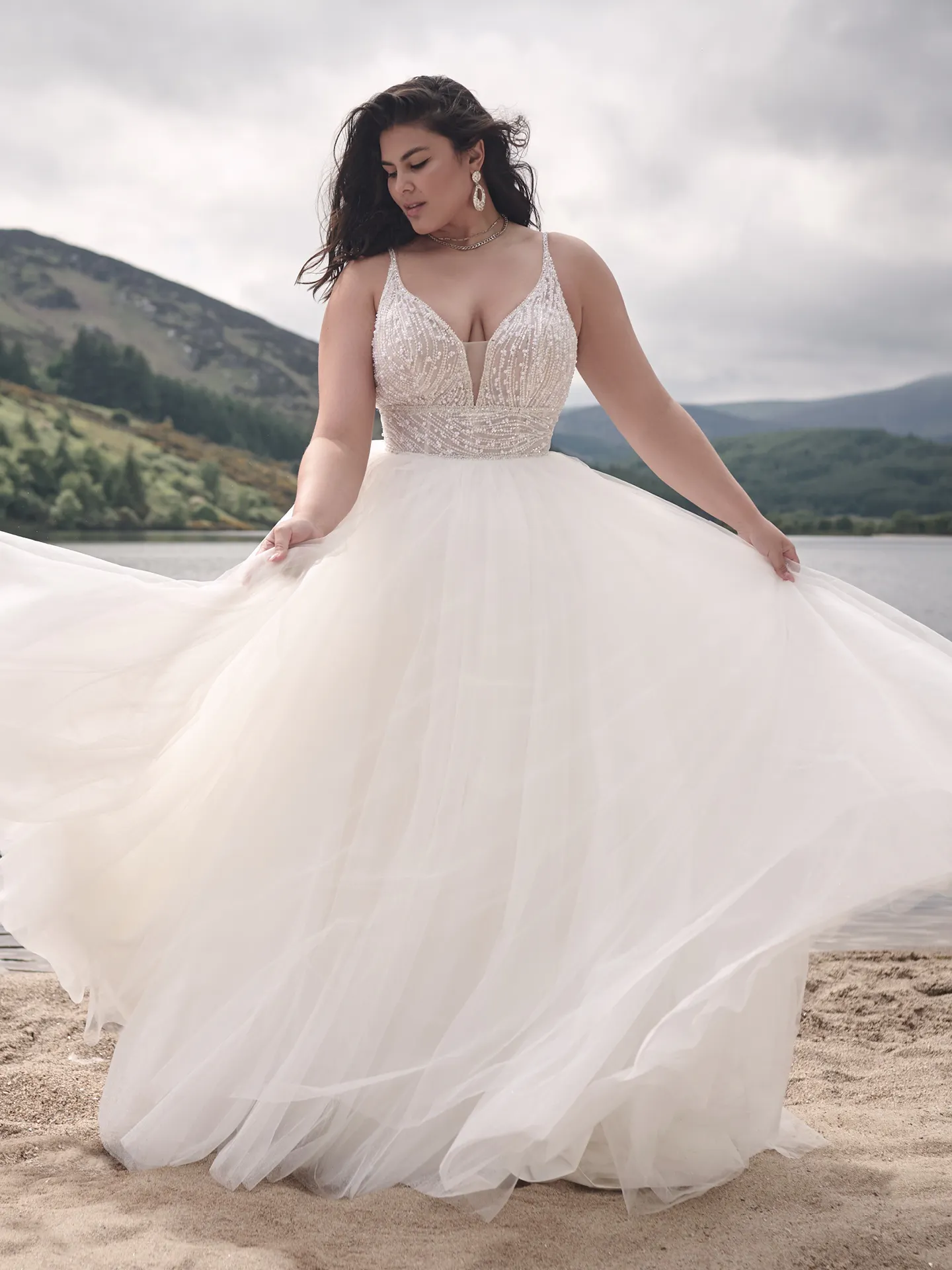 Sottero and Midgley Ballgown Wedding Dress Royce 23SS056A01 Curve PROMO6