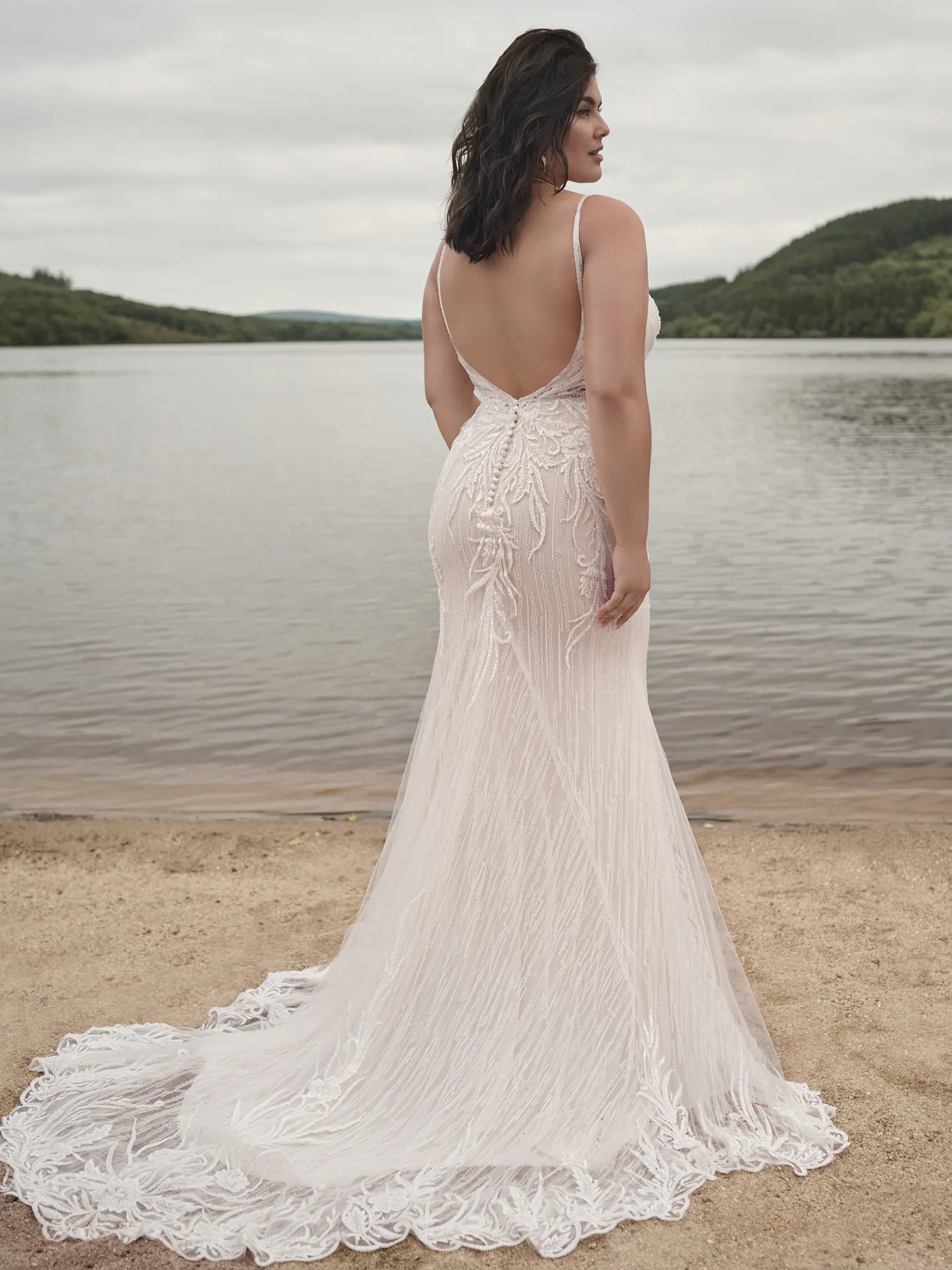 Sottero and Midgley Sheath Wedding Dress Luella 23SK055A01 Curve PROMO7